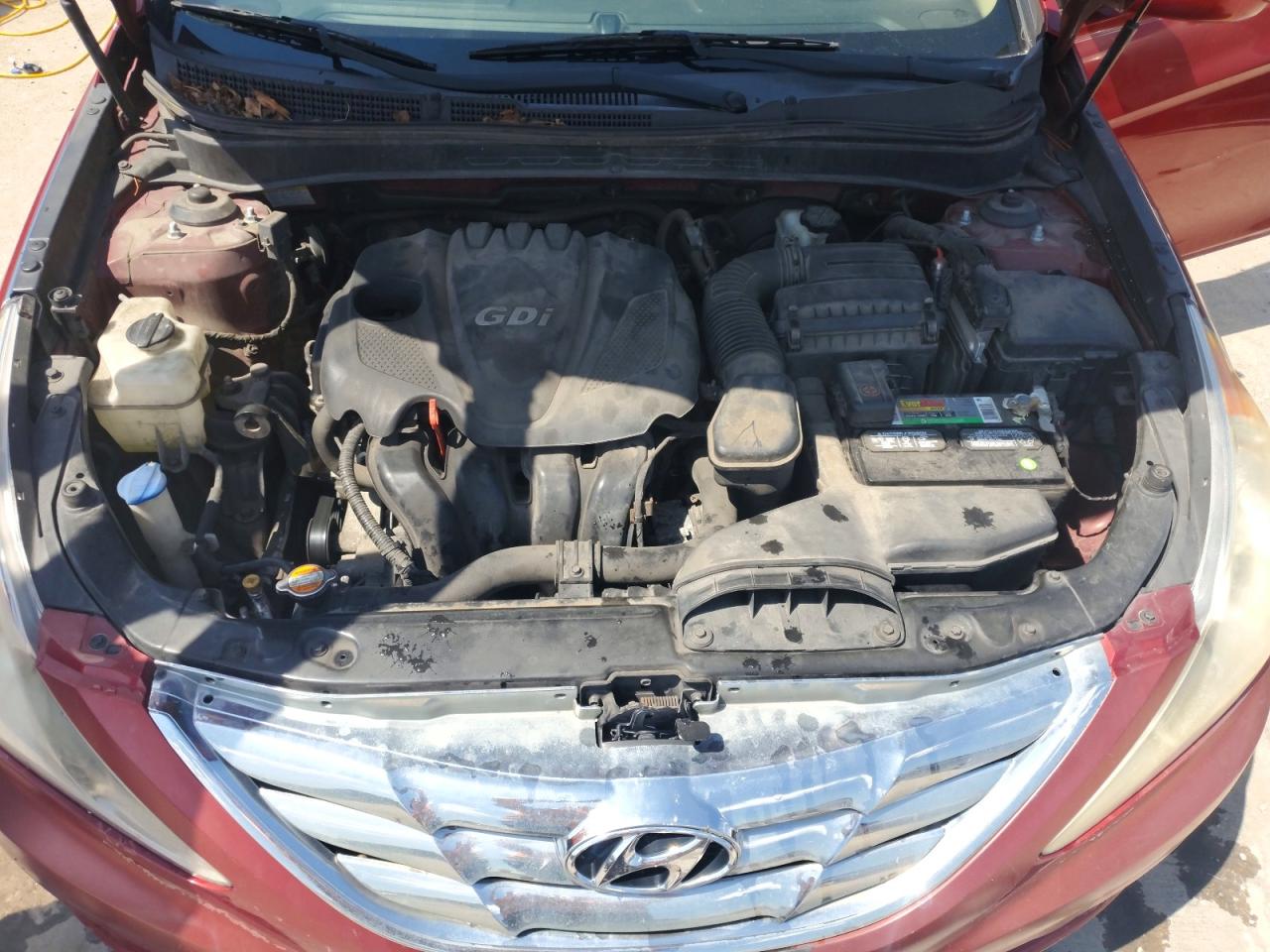 2011 Hyundai Sonata Gls Burgundy vin: 5NPEB4AC9BH238130