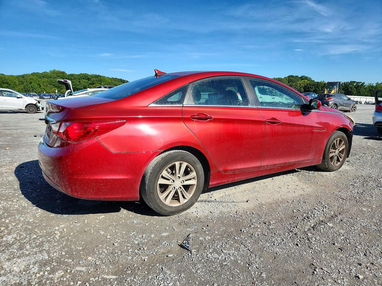 2011 Hyundai Sonata Gls Red vin: 5NPEB4AC9BH239911