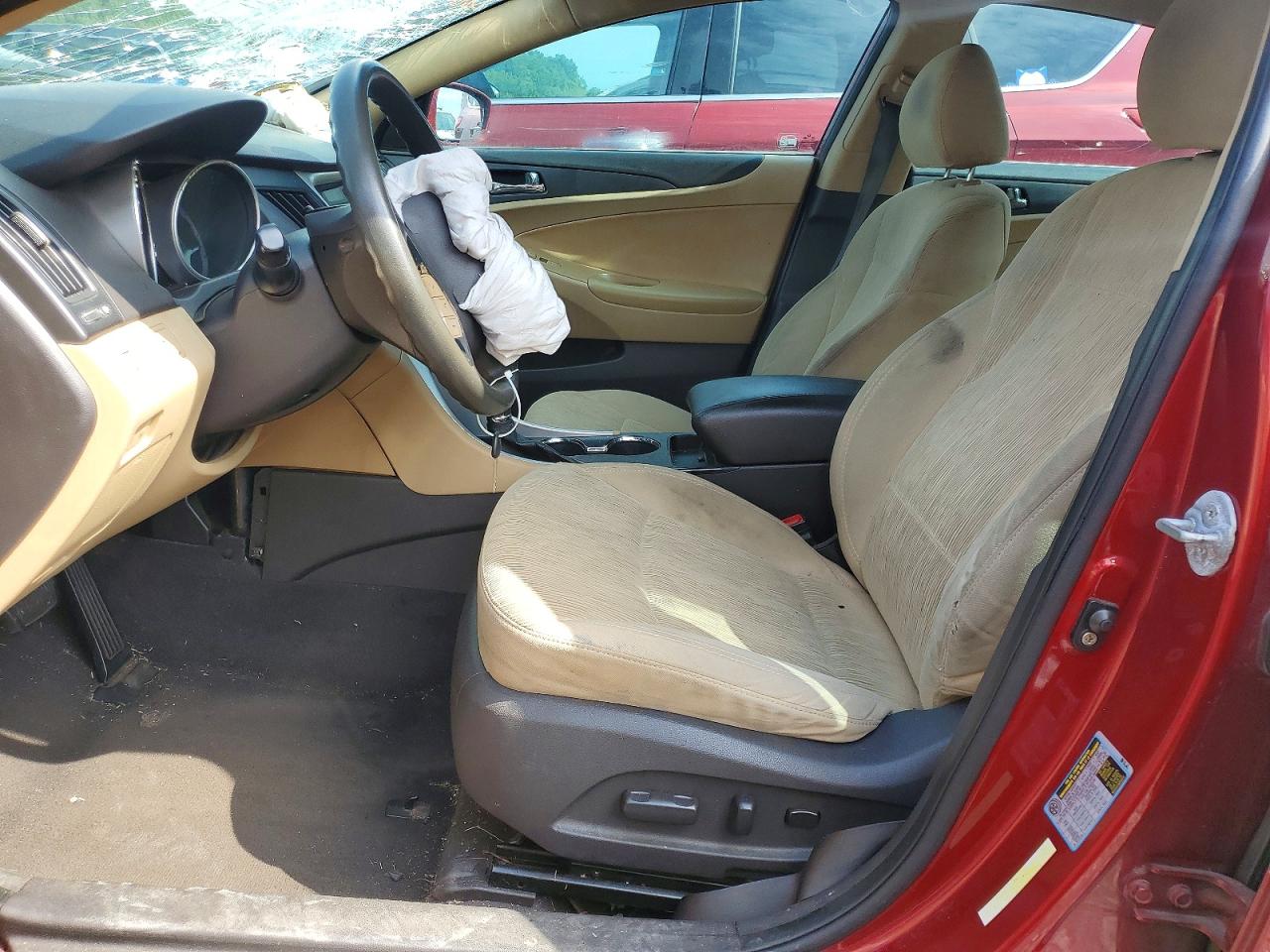 2011 Hyundai Sonata Gls Red vin: 5NPEB4AC9BH239911