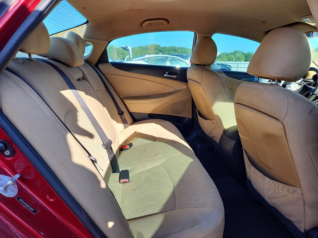 2011 Hyundai Sonata Gls Red vin: 5NPEB4AC9BH239911