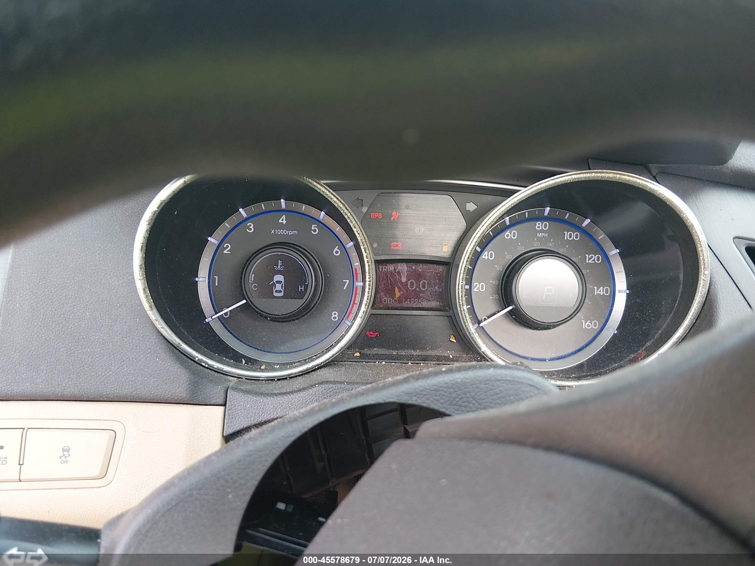 2011 Hyundai Sonata Gls White vin: 5NPEB4AC9BH240380