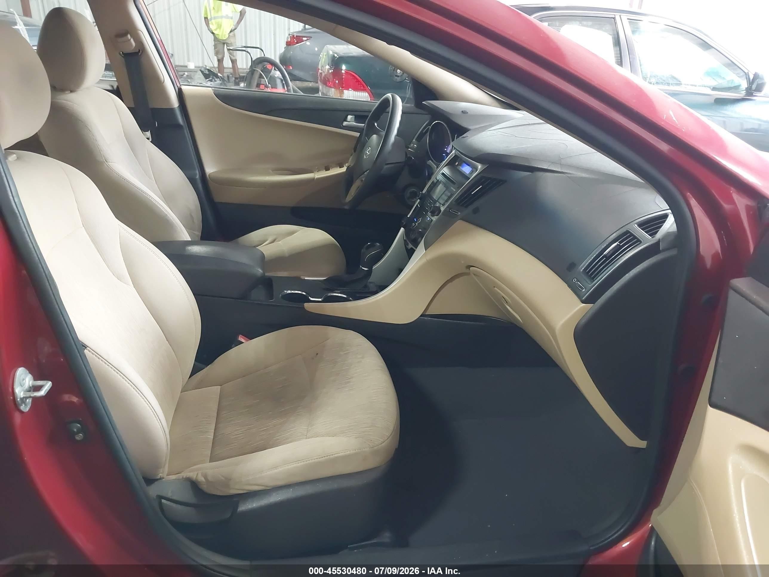 2011 Hyundai Sonata Gls Red vin: 5NPEB4AC9BH244512