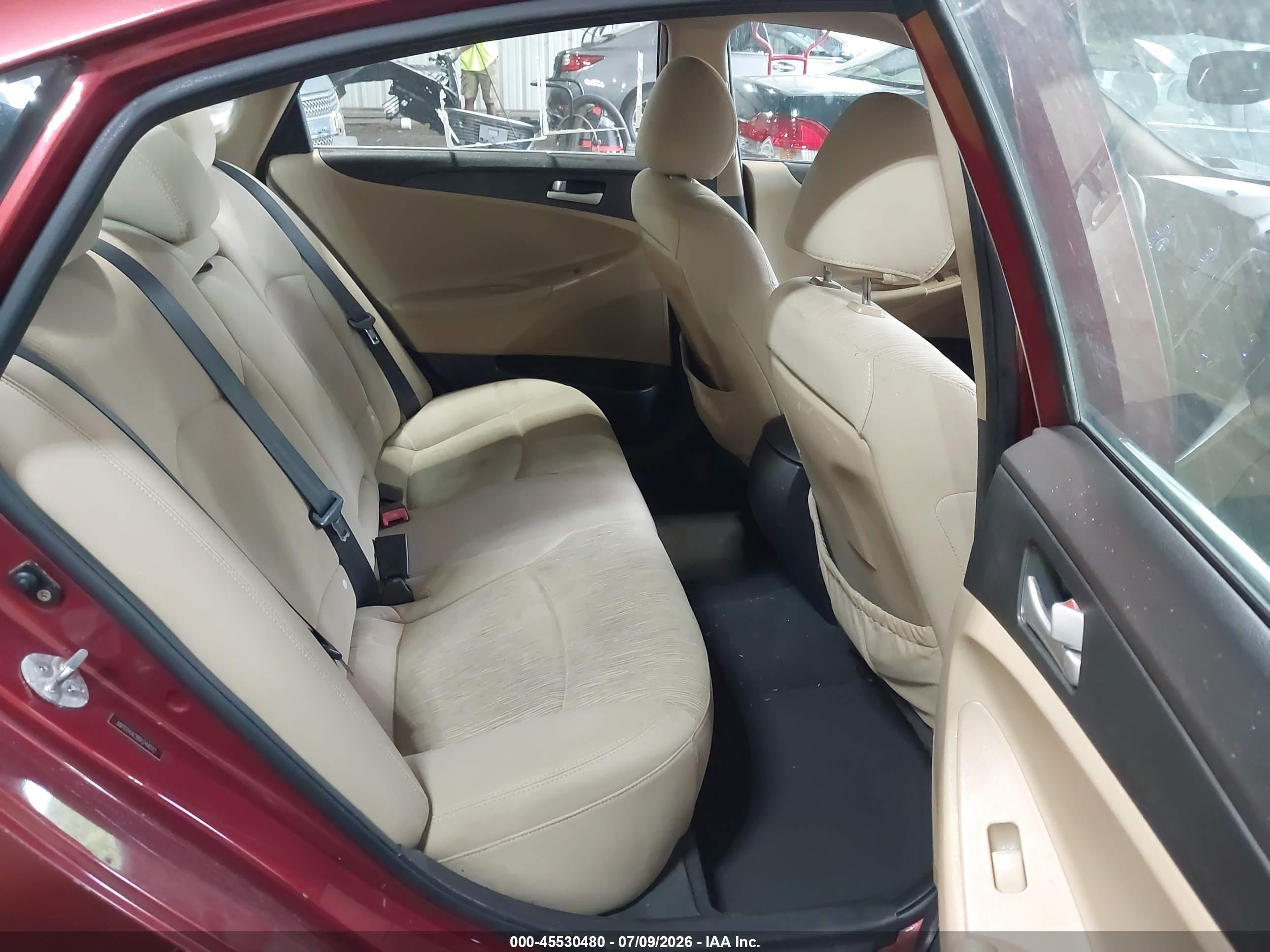 2011 Hyundai Sonata Gls Red vin: 5NPEB4AC9BH244512