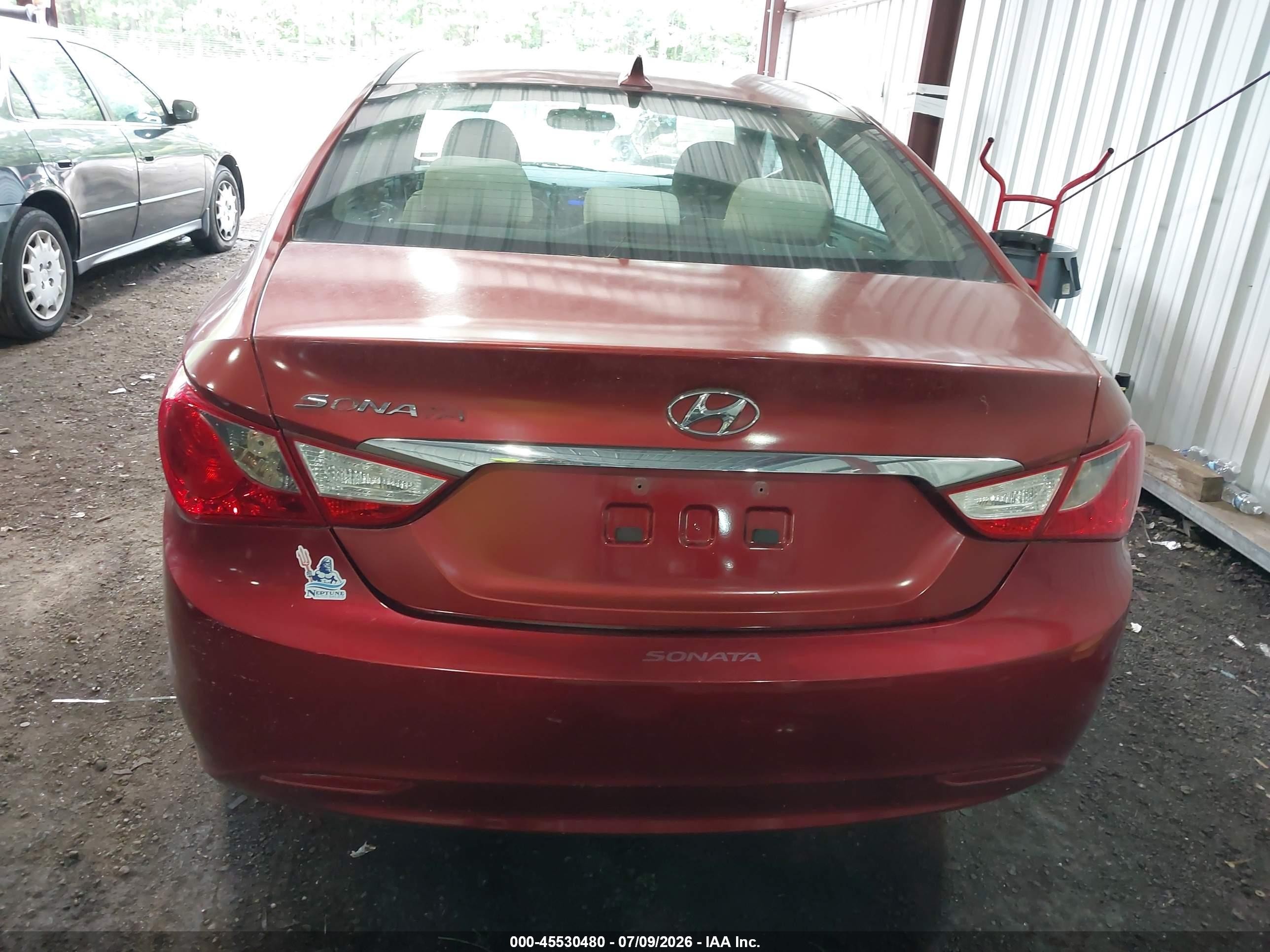 2011 Hyundai Sonata Gls Red vin: 5NPEB4AC9BH244512