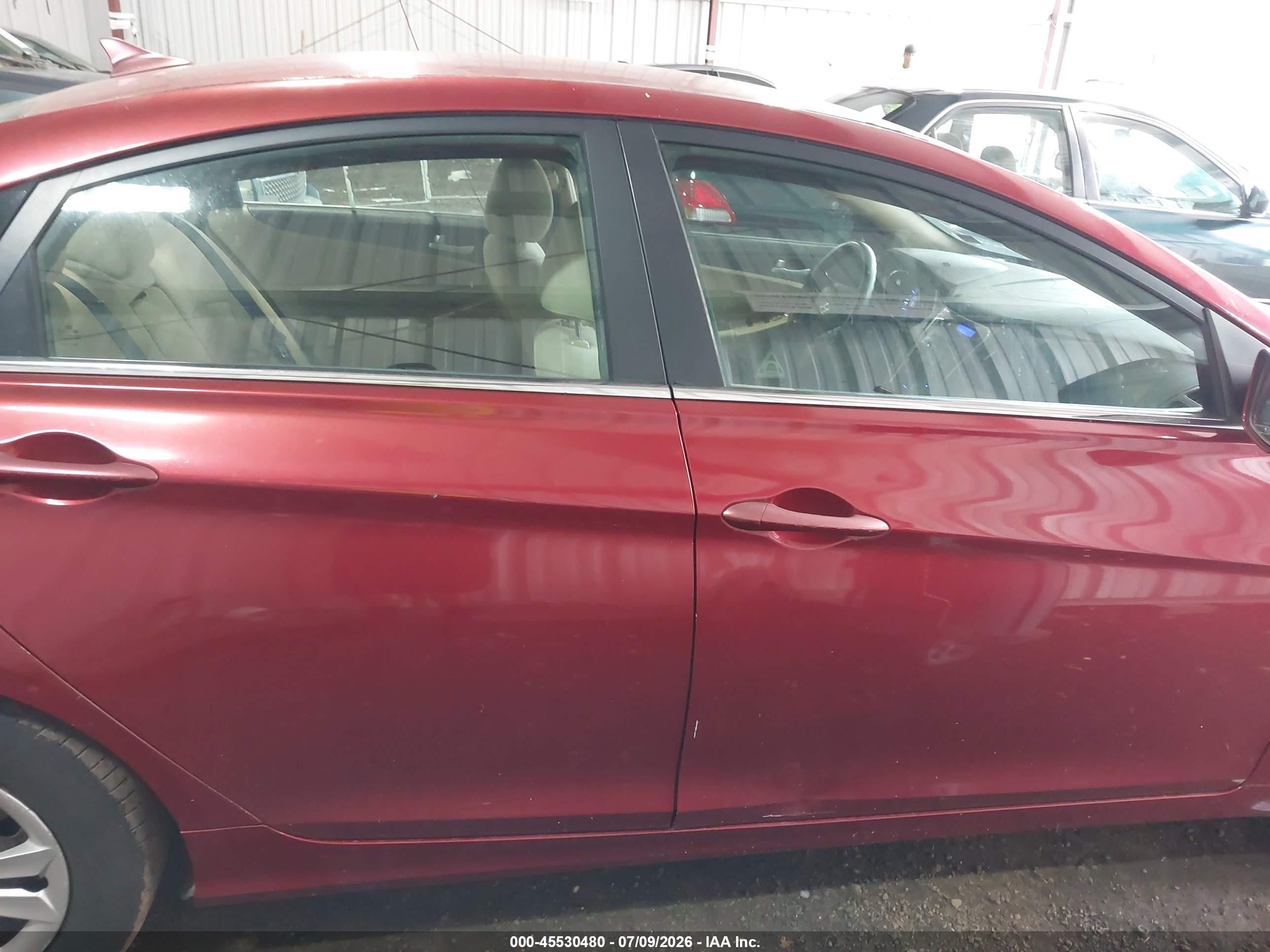 2011 Hyundai Sonata Gls Red vin: 5NPEB4AC9BH244512