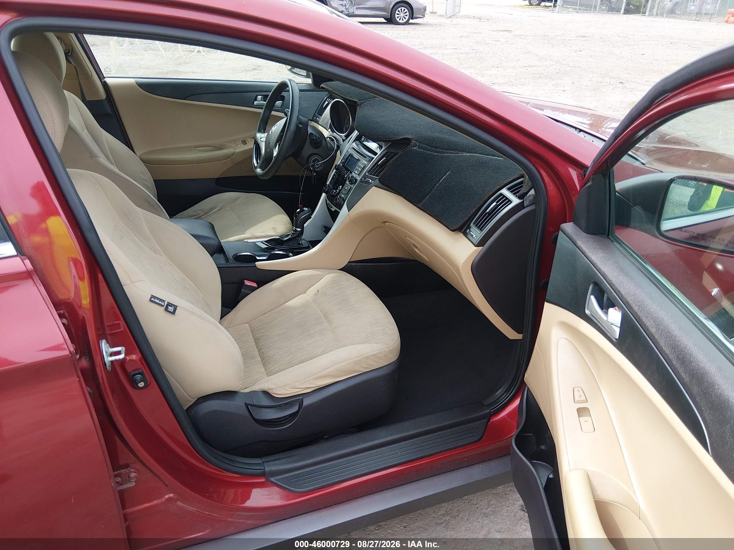 2011 Hyundai Sonata Gls Red vin: 5NPEB4AC9BH244512