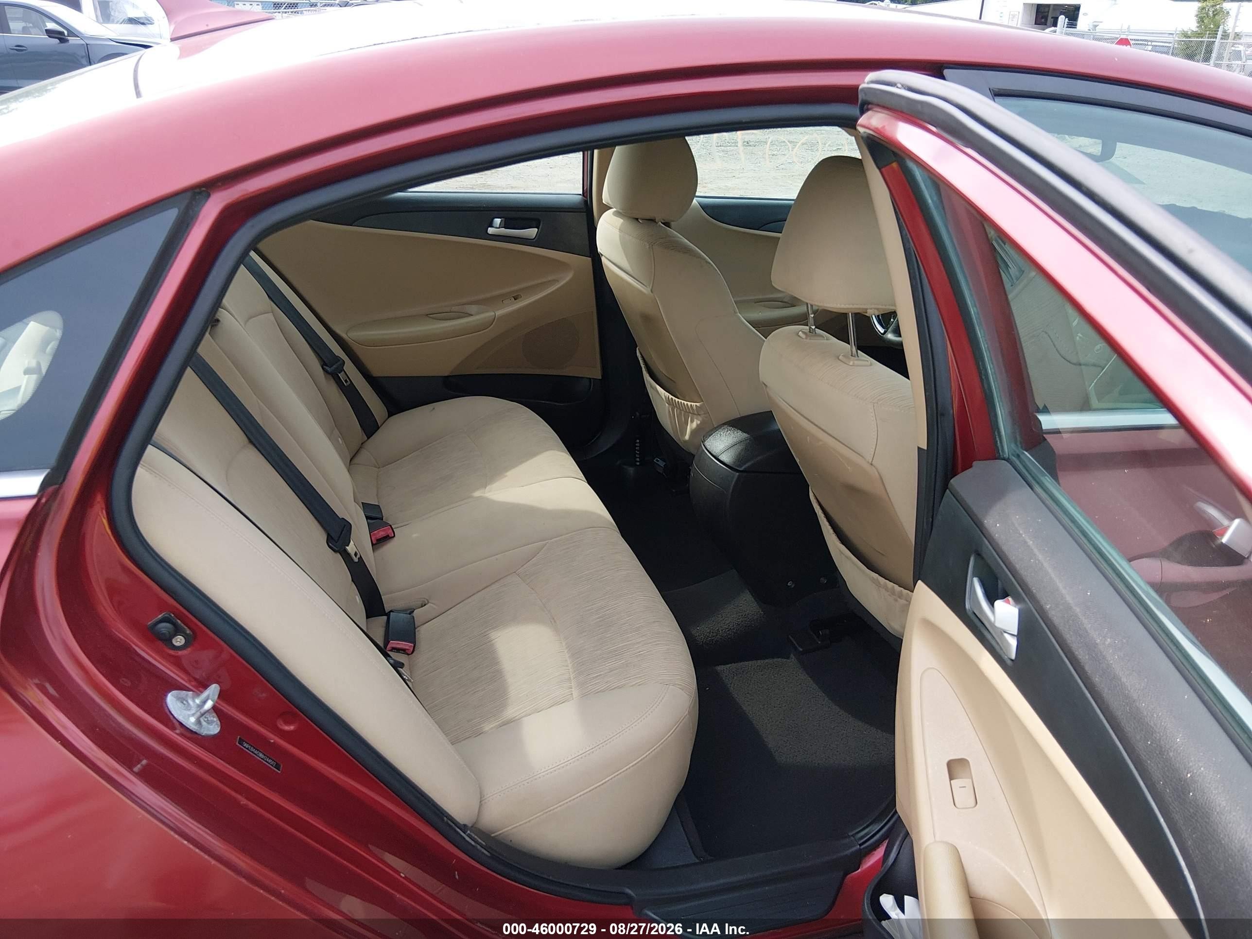 2011 Hyundai Sonata Gls Red vin: 5NPEB4AC9BH244512