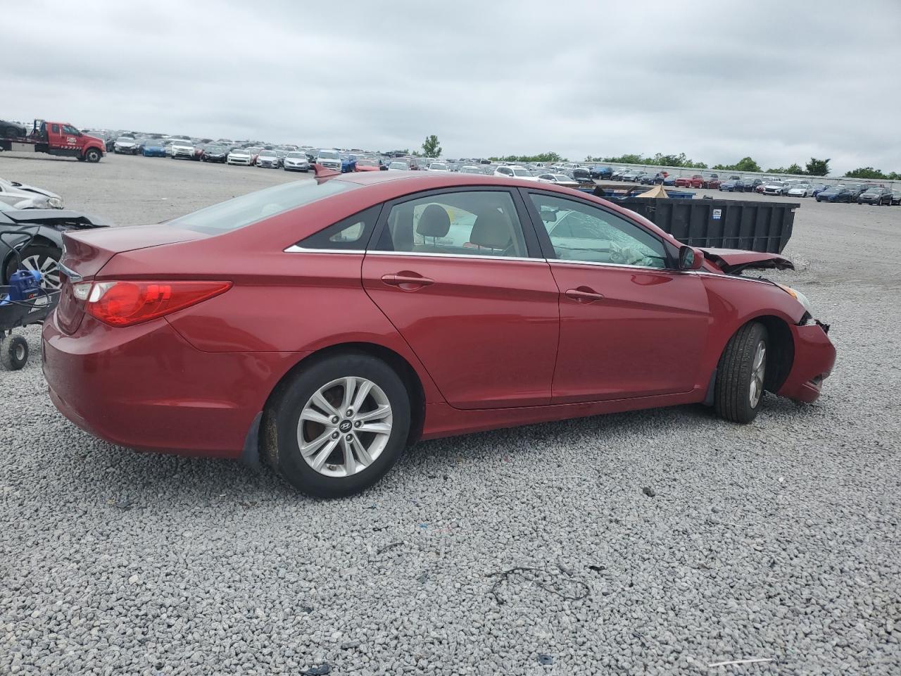 2011 Hyundai Sonata Gls Бордовый vin: 5NPEB4AC9BH247118