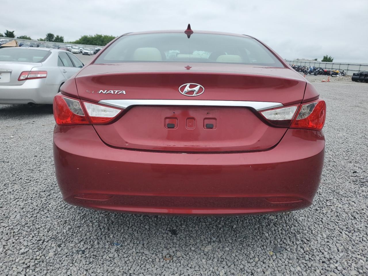 2011 Hyundai Sonata Gls Бордовый vin: 5NPEB4AC9BH247118