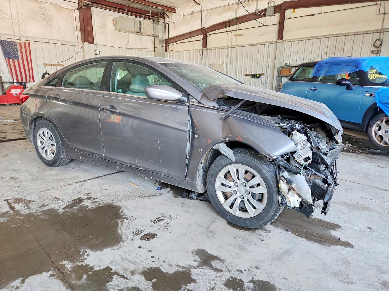 2011 Hyundai Sonata Gls Gray vin: 5NPEB4AC9BH251346