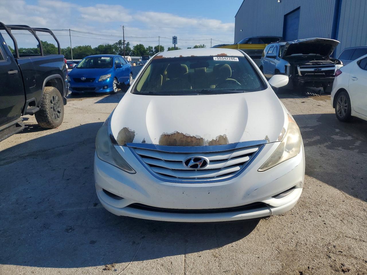2011 Hyundai Sonata Gls White vin: 5NPEB4AC9BH253002