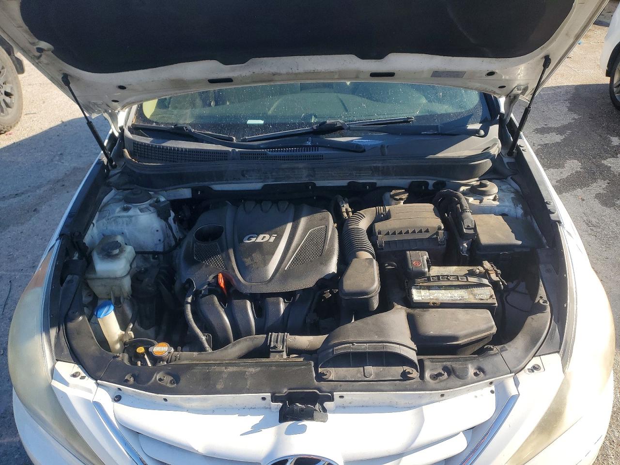 2011 Hyundai Sonata Gls White vin: 5NPEB4AC9BH253002