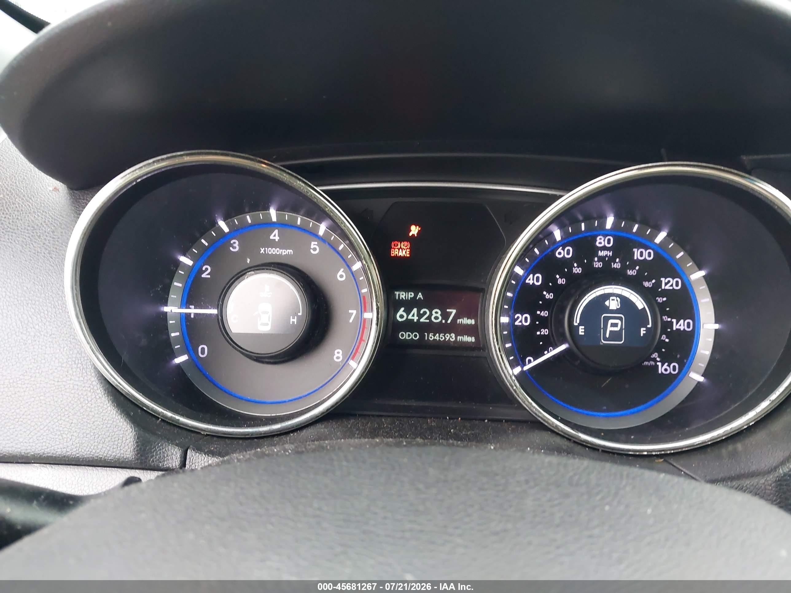 2011 Hyundai Sonata Gls Gray vin: 5NPEB4AC9BH269247
