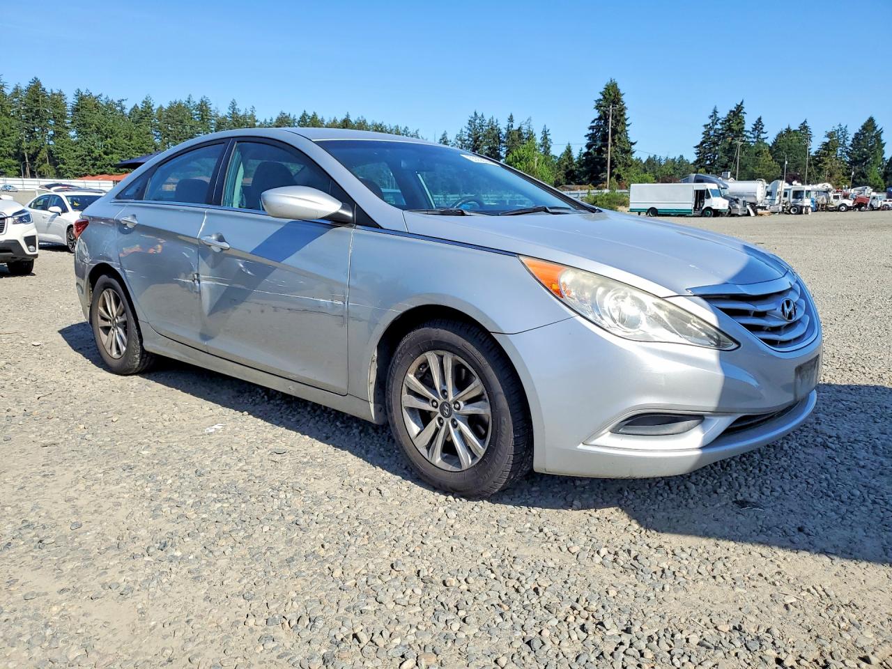 2011 Hyundai Sonata Gls Silver vin: 5NPEB4AC9BH269944