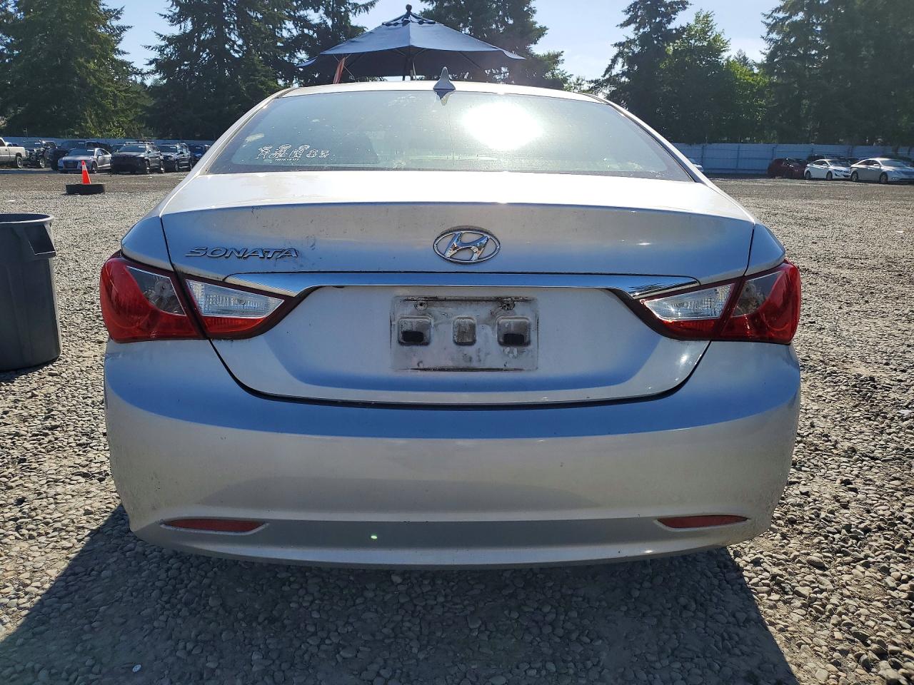 2011 Hyundai Sonata Gls Silver vin: 5NPEB4AC9BH269944