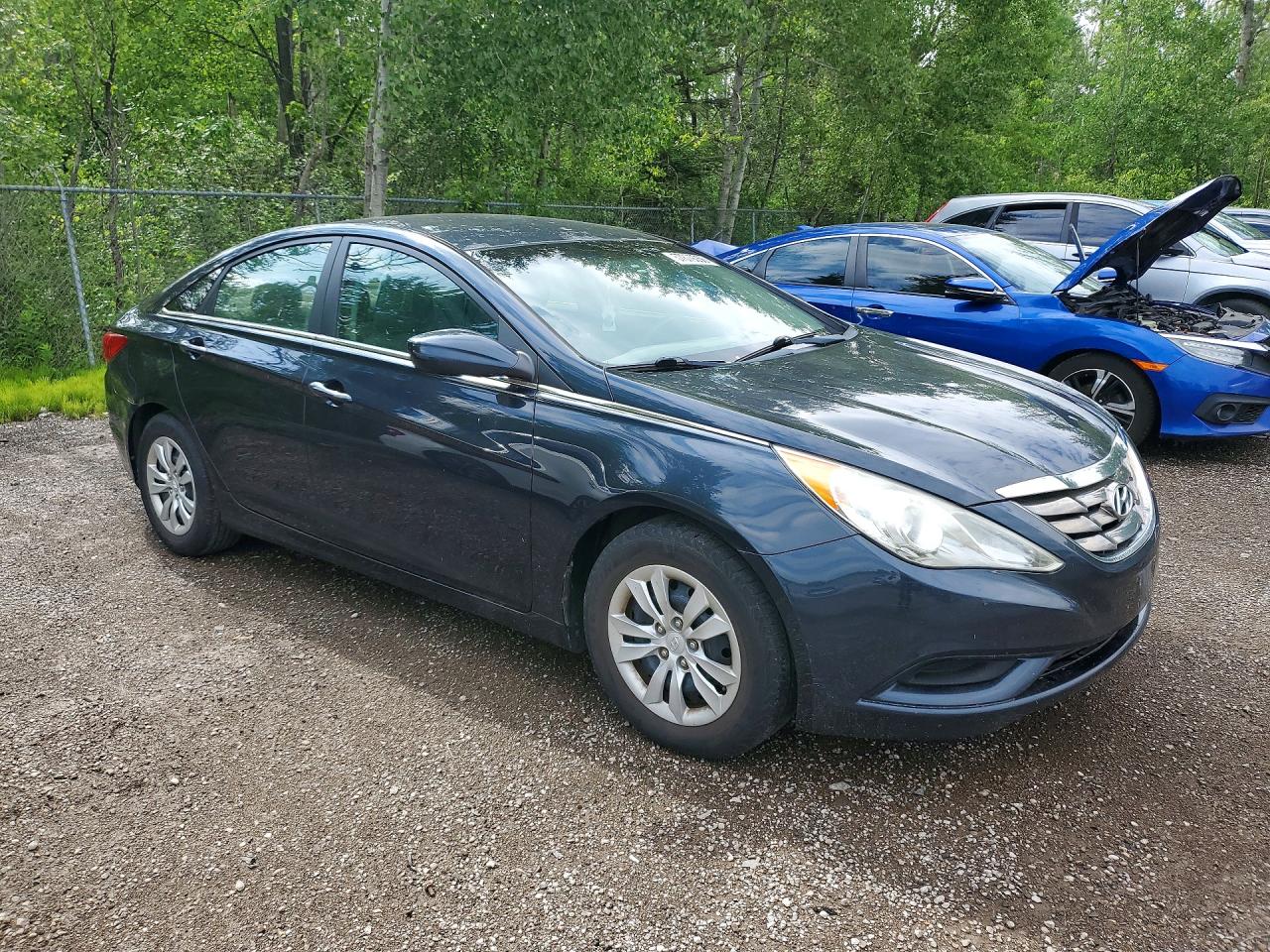 2012 Hyundai Sonata Gls Синий vin: 5NPEB4AC9CH309070
