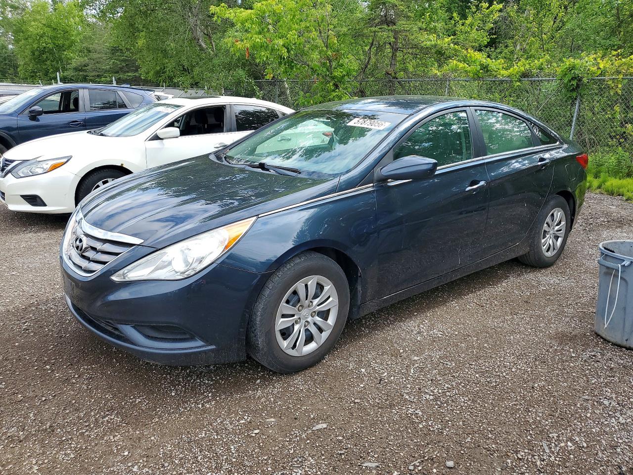 2012 Hyundai Sonata Gls Синий vin: 5NPEB4AC9CH309070