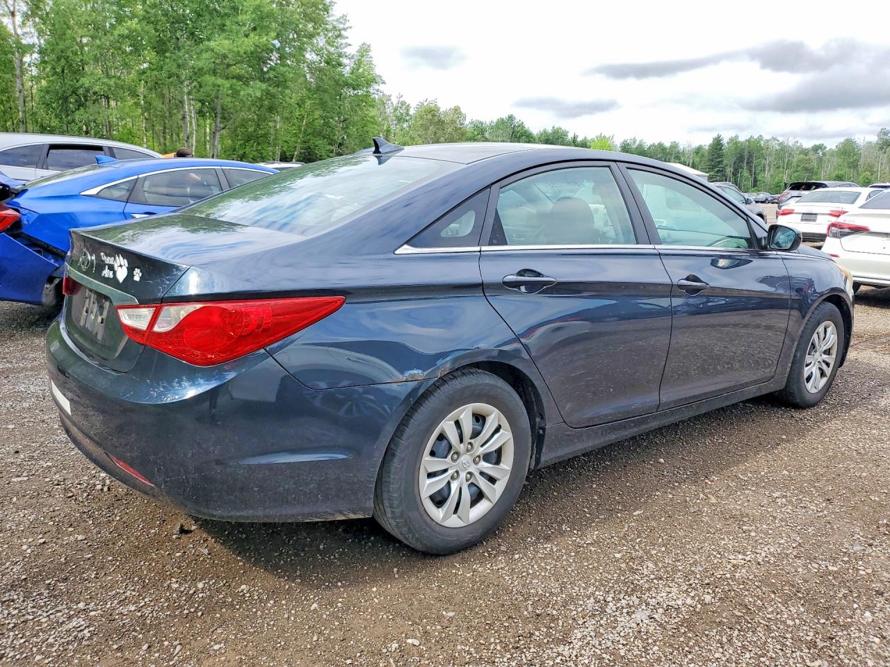 2012 Hyundai Sonata Gls Синий vin: 5NPEB4AC9CH309070