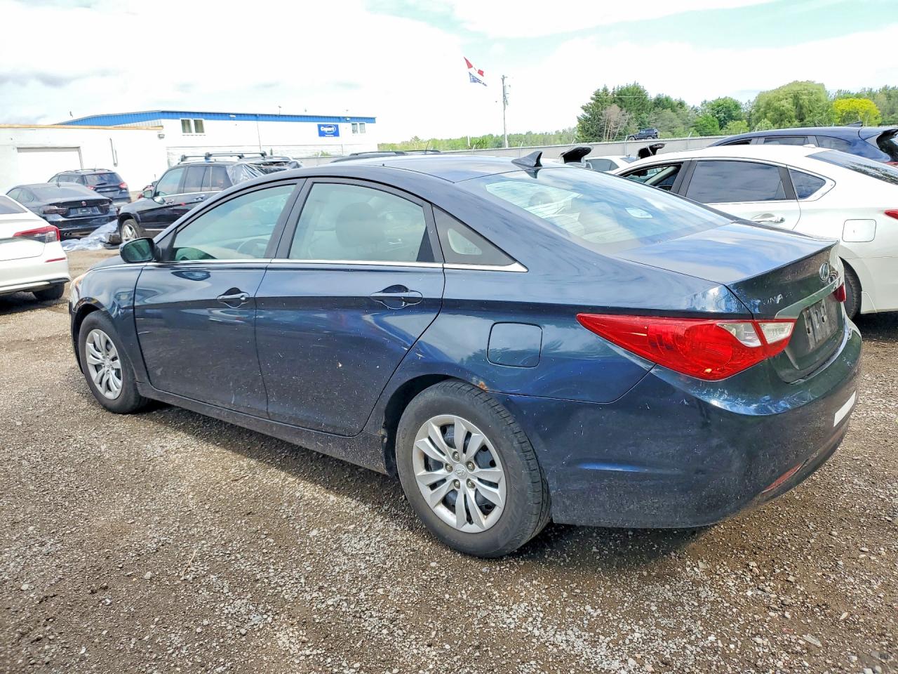 2012 Hyundai Sonata Gls Синий vin: 5NPEB4AC9CH309070