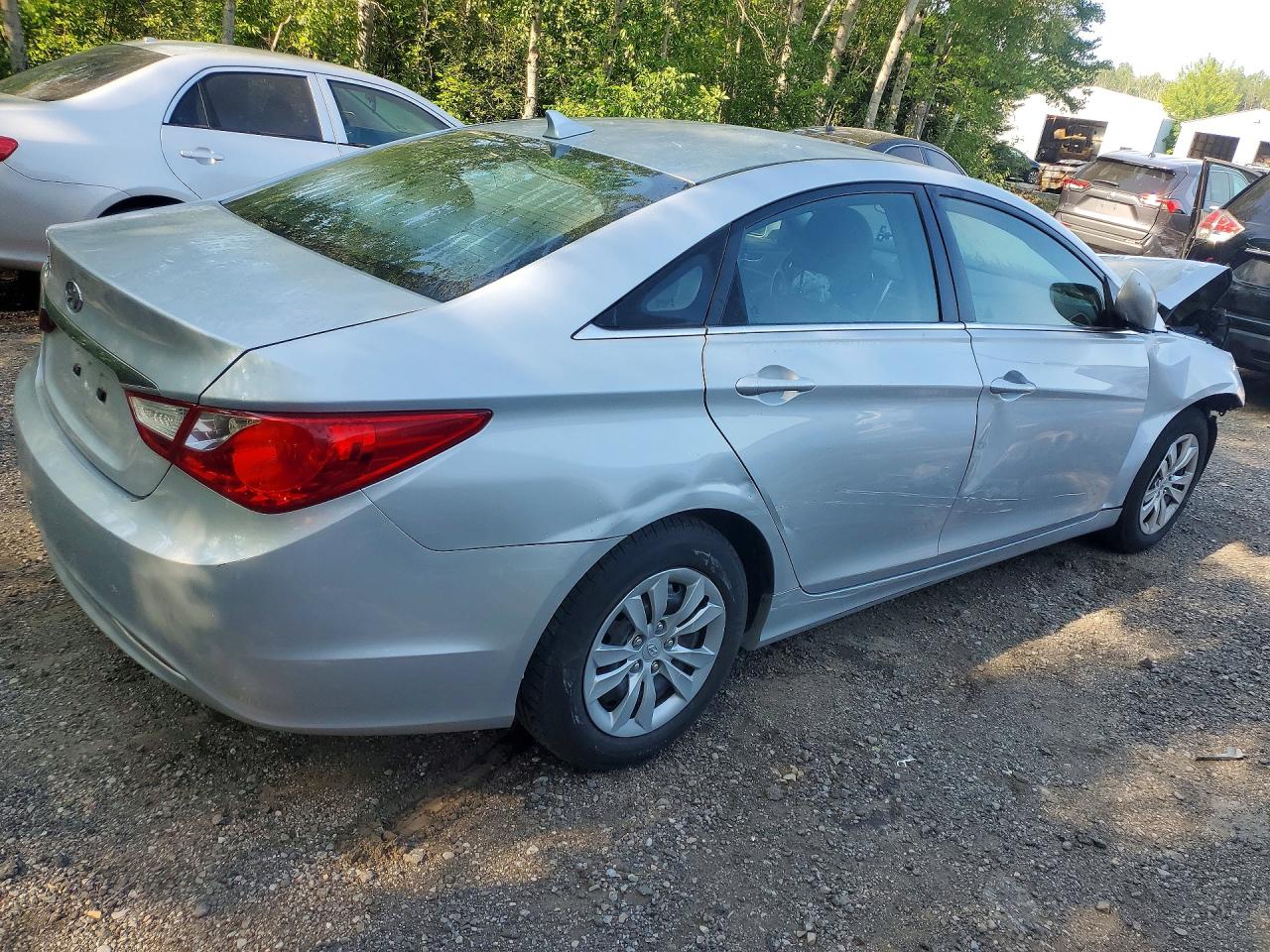 2012 Hyundai Sonata Gls Silver vin: 5NPEB4AC9CH309800
