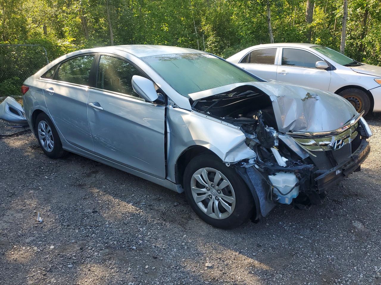 2012 Hyundai Sonata Gls Silver vin: 5NPEB4AC9CH309800