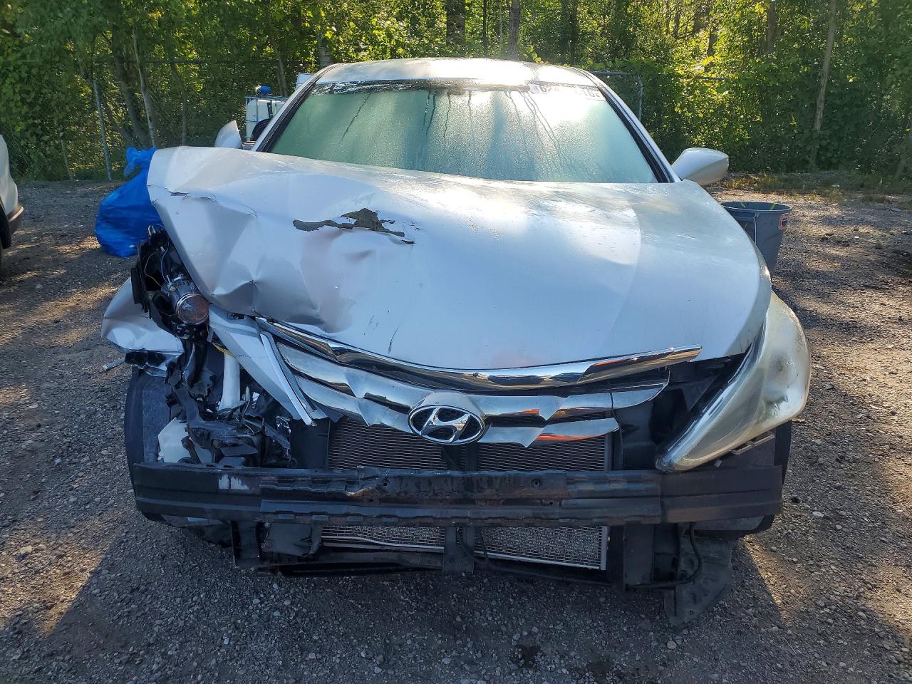 2012 Hyundai Sonata Gls Silver vin: 5NPEB4AC9CH309800