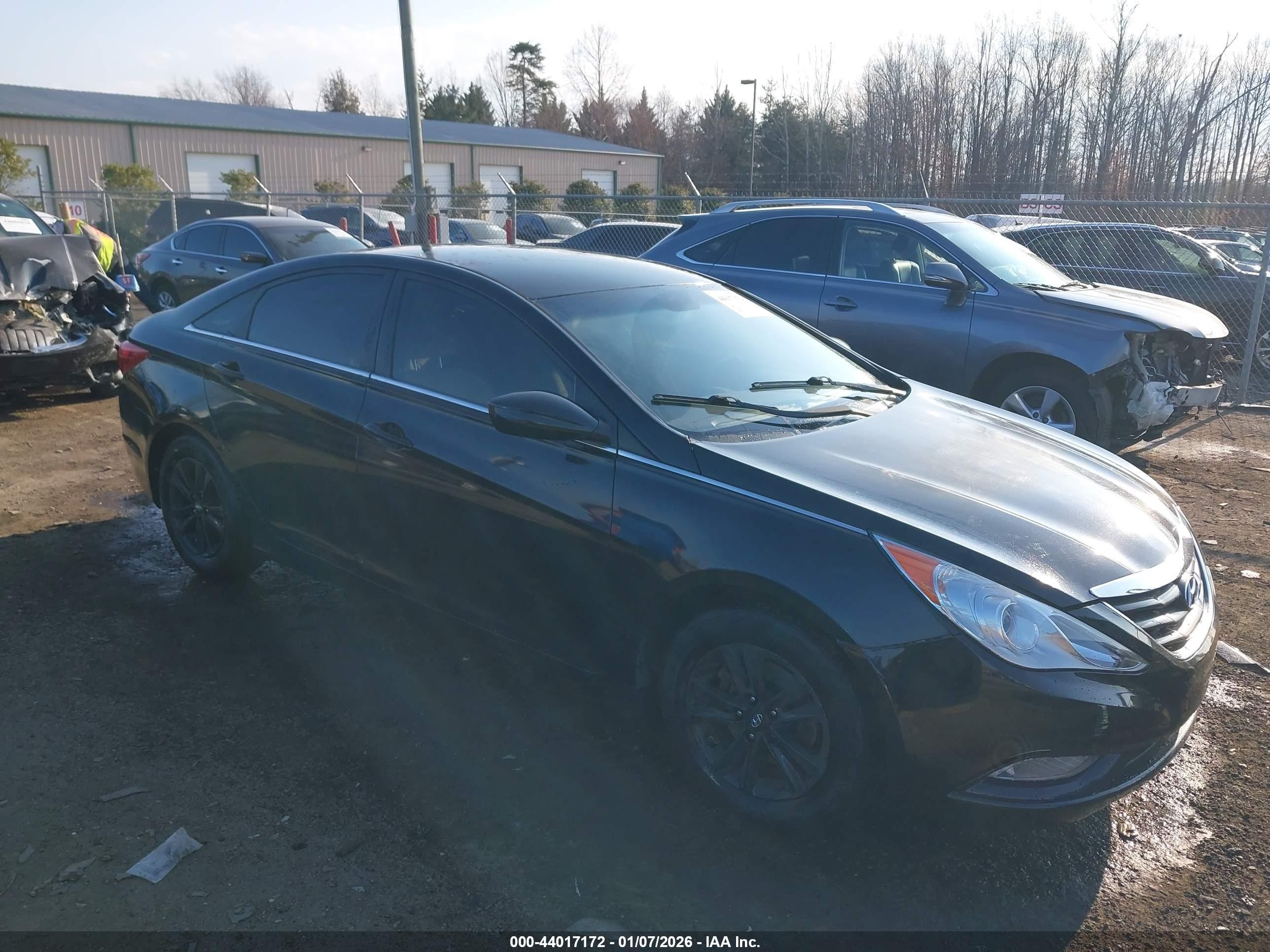 2012 Hyundai Sonata Gls Black vin: 5NPEB4AC9CH312101