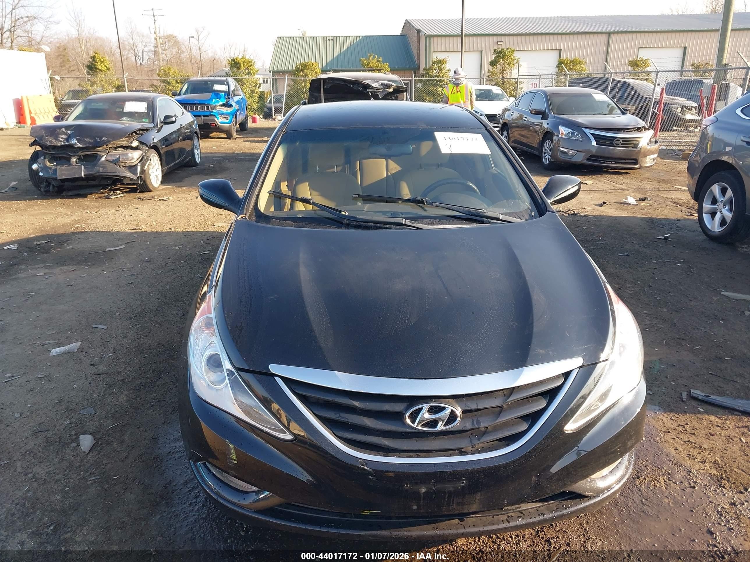 2012 Hyundai Sonata Gls Black vin: 5NPEB4AC9CH312101