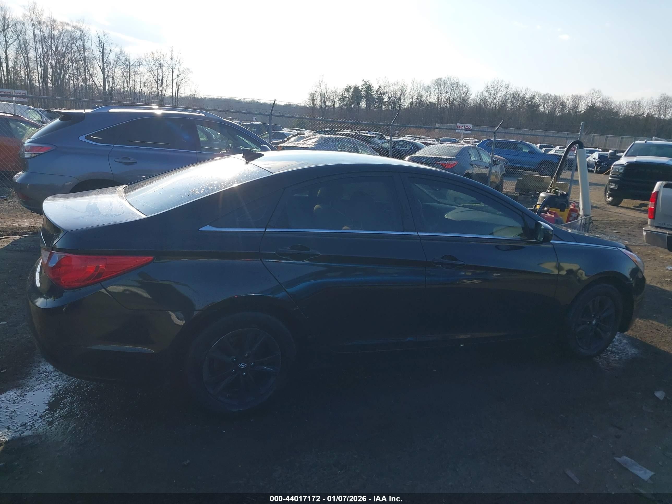 2012 Hyundai Sonata Gls Black vin: 5NPEB4AC9CH312101
