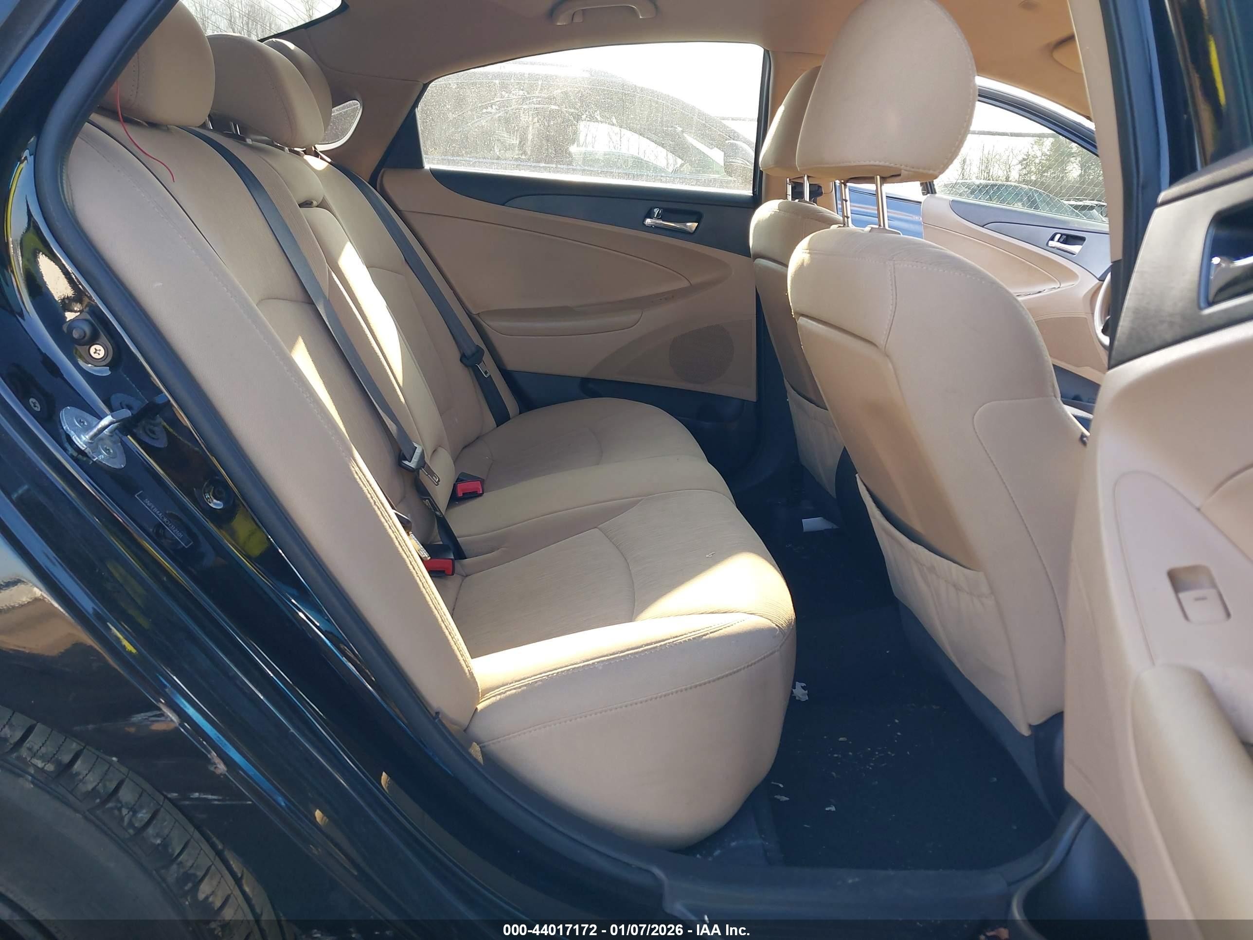 2012 Hyundai Sonata Gls Black vin: 5NPEB4AC9CH312101