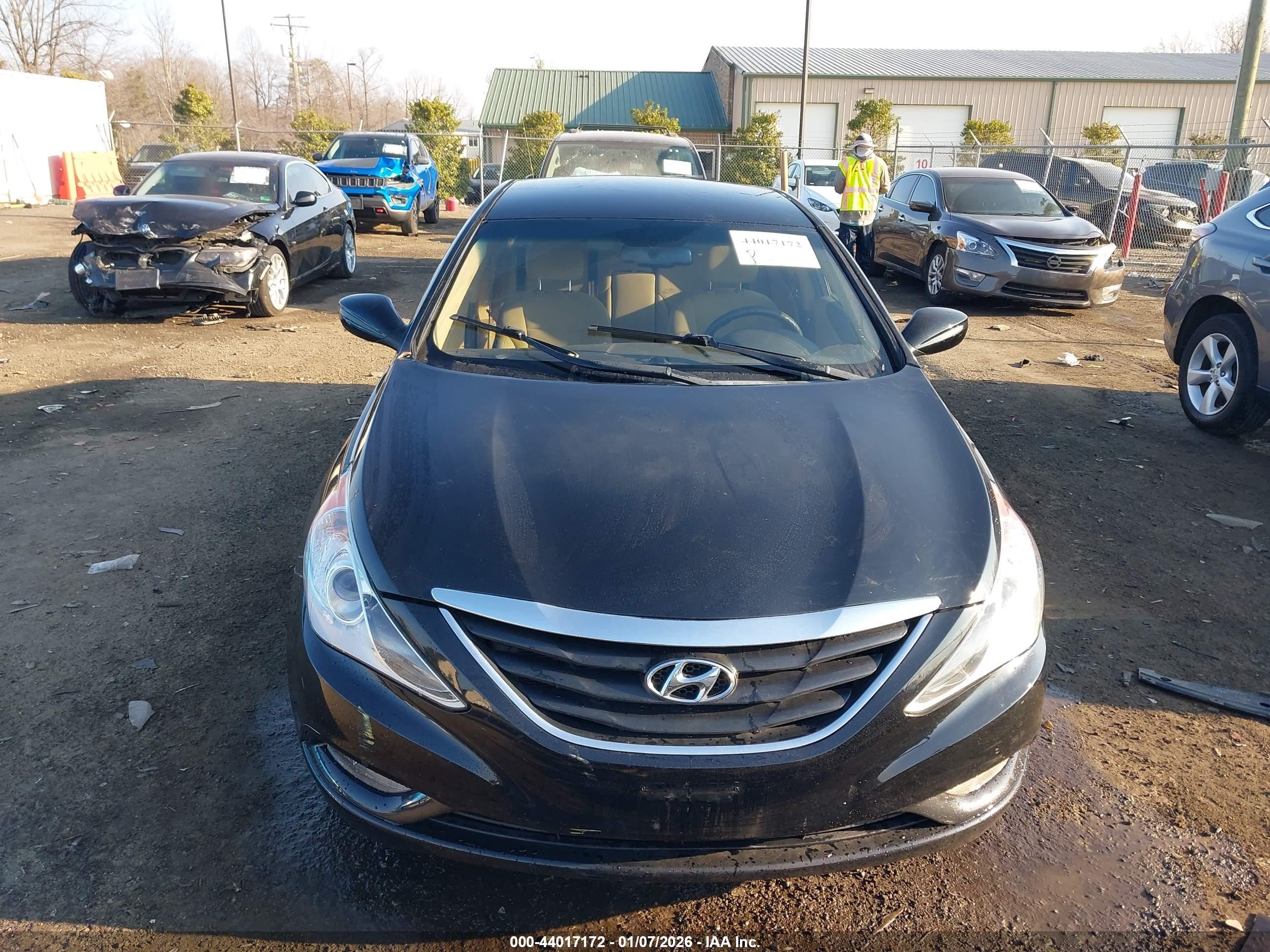 2012 Hyundai Sonata Gls Black vin: 5NPEB4AC9CH312101