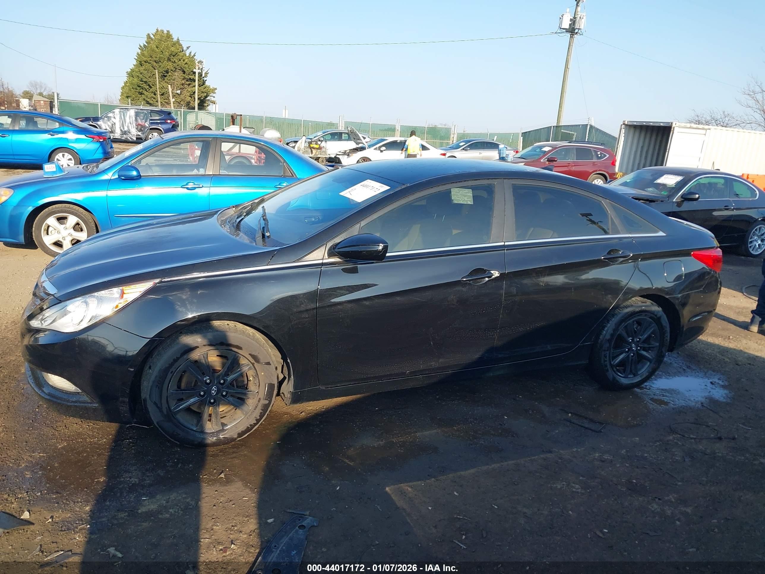 2012 Hyundai Sonata Gls Black vin: 5NPEB4AC9CH312101