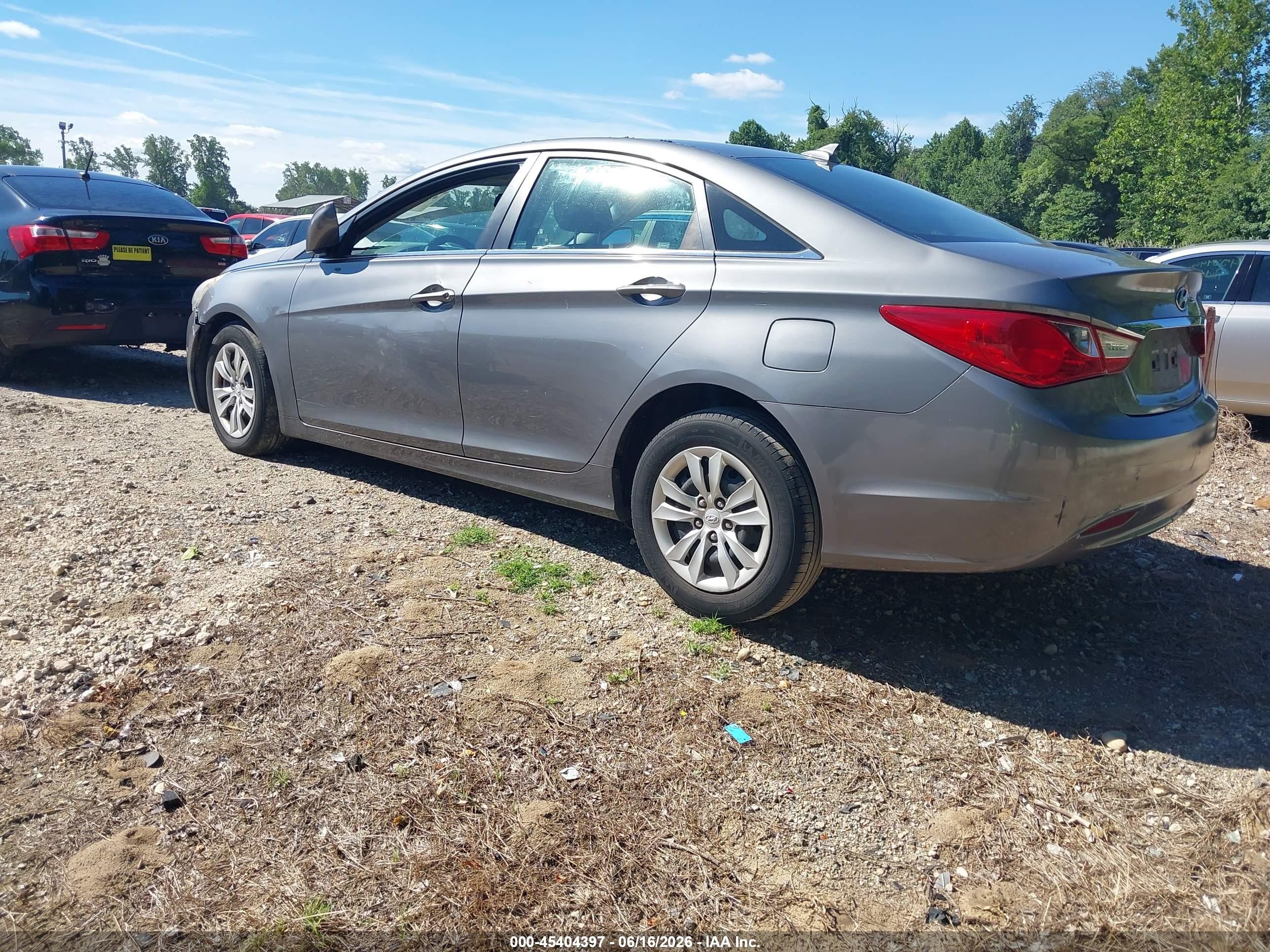2012 Hyundai Sonata Gls Gray vin: 5NPEB4AC9CH314933