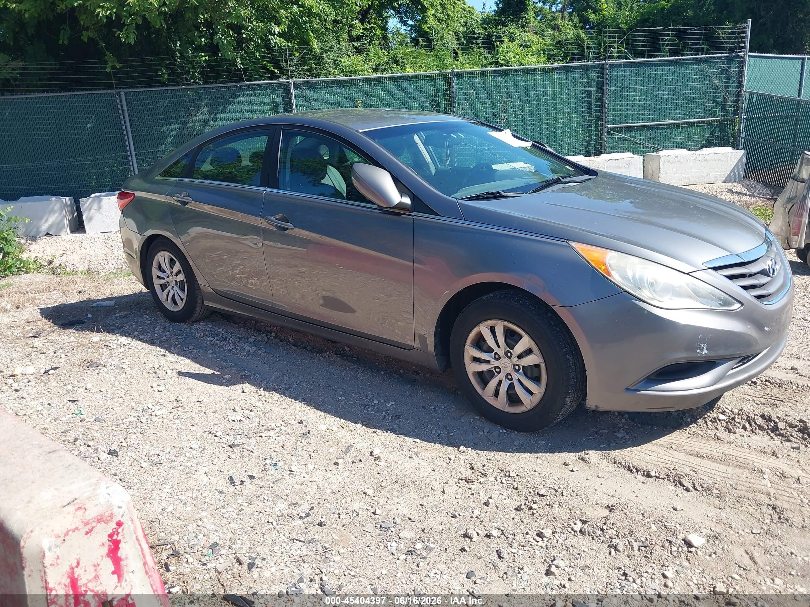 2012 Hyundai Sonata Gls Gray vin: 5NPEB4AC9CH314933