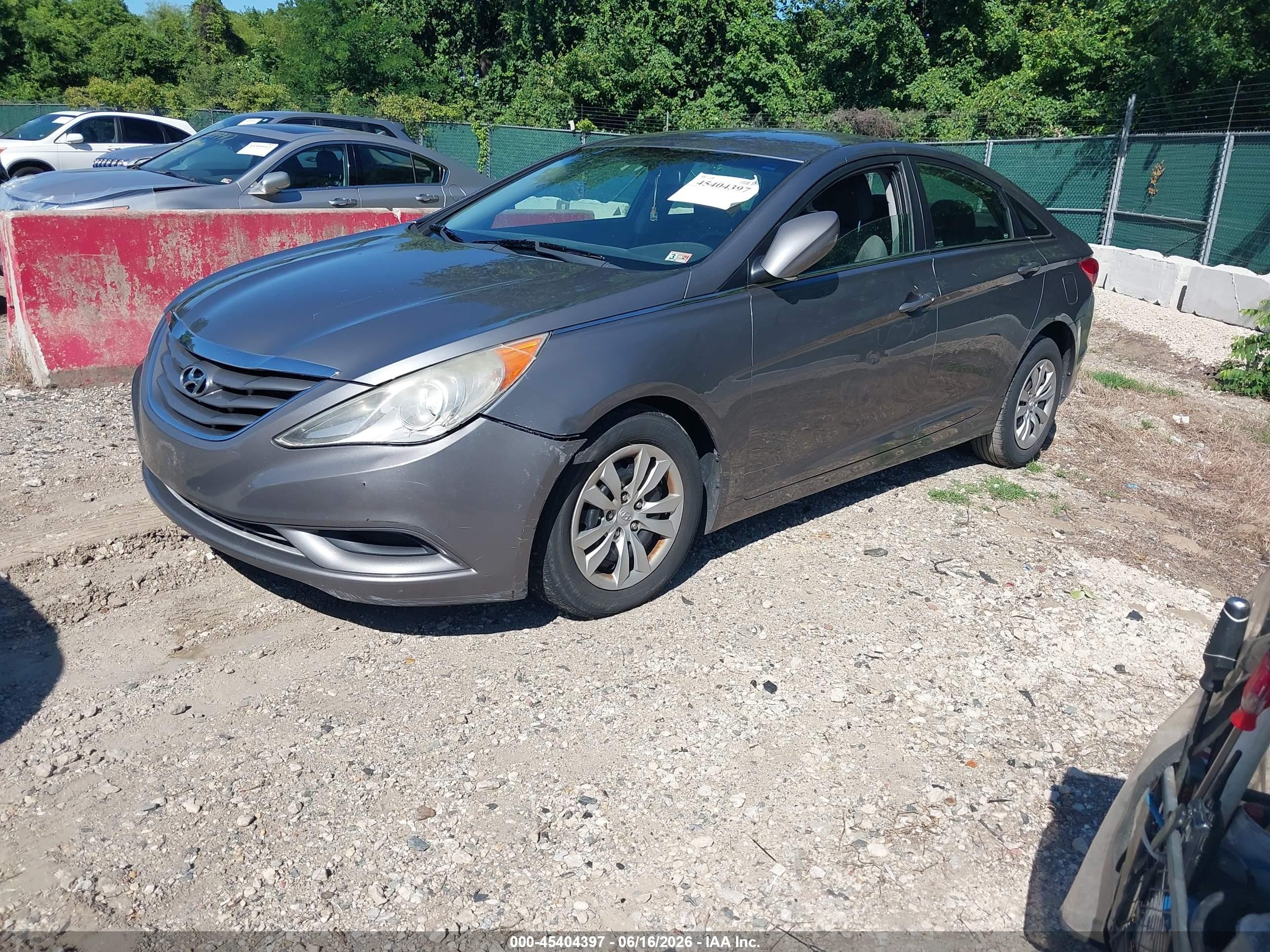 2012 Hyundai Sonata Gls Gray vin: 5NPEB4AC9CH314933