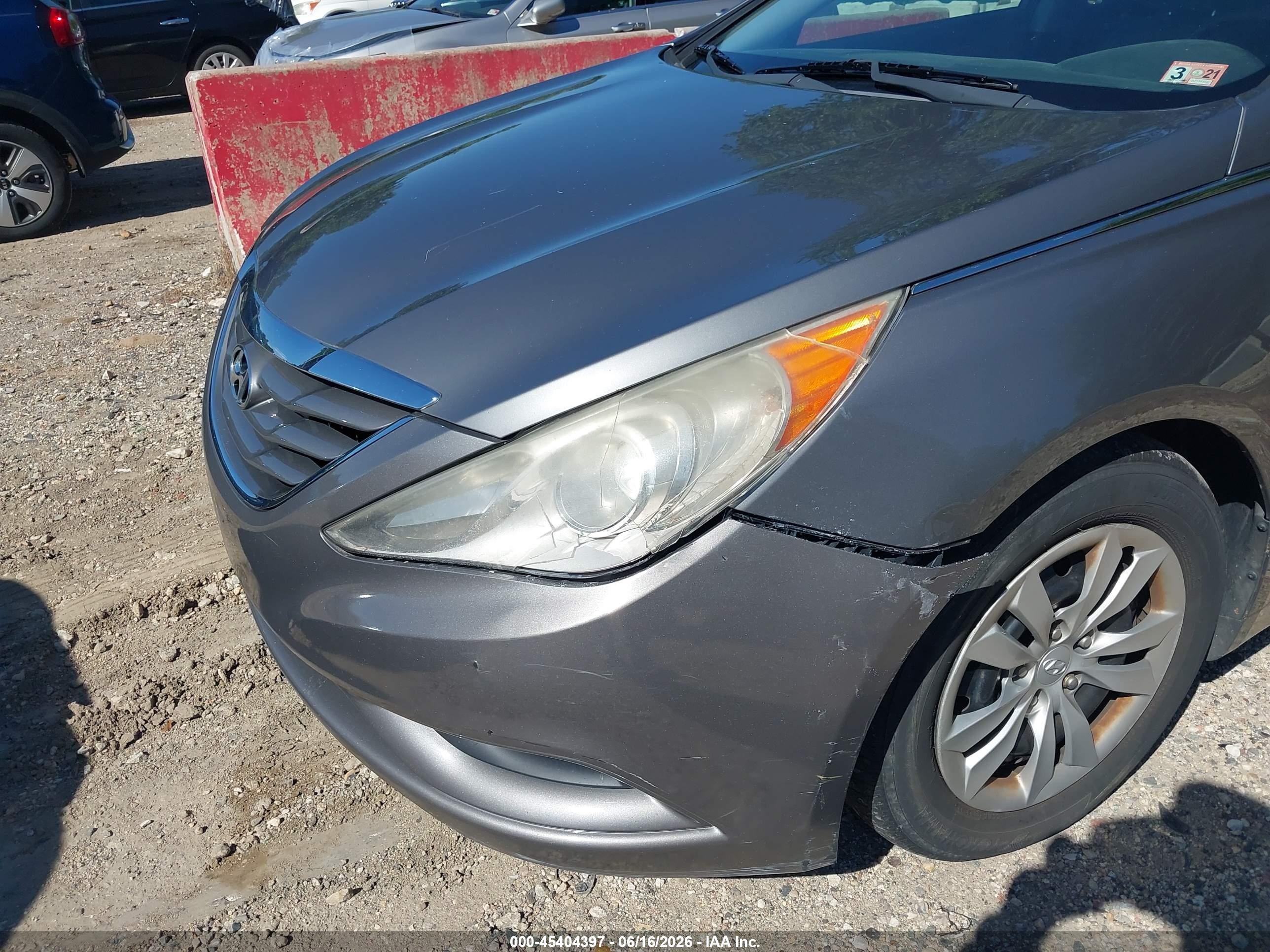 2012 Hyundai Sonata Gls Gray vin: 5NPEB4AC9CH314933