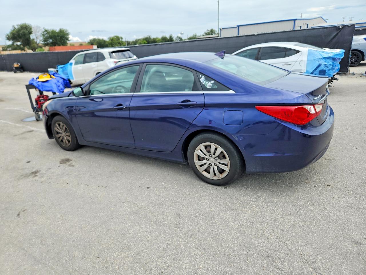 2012 Hyundai Sonata Gls Синий vin: 5NPEB4AC9CH318268