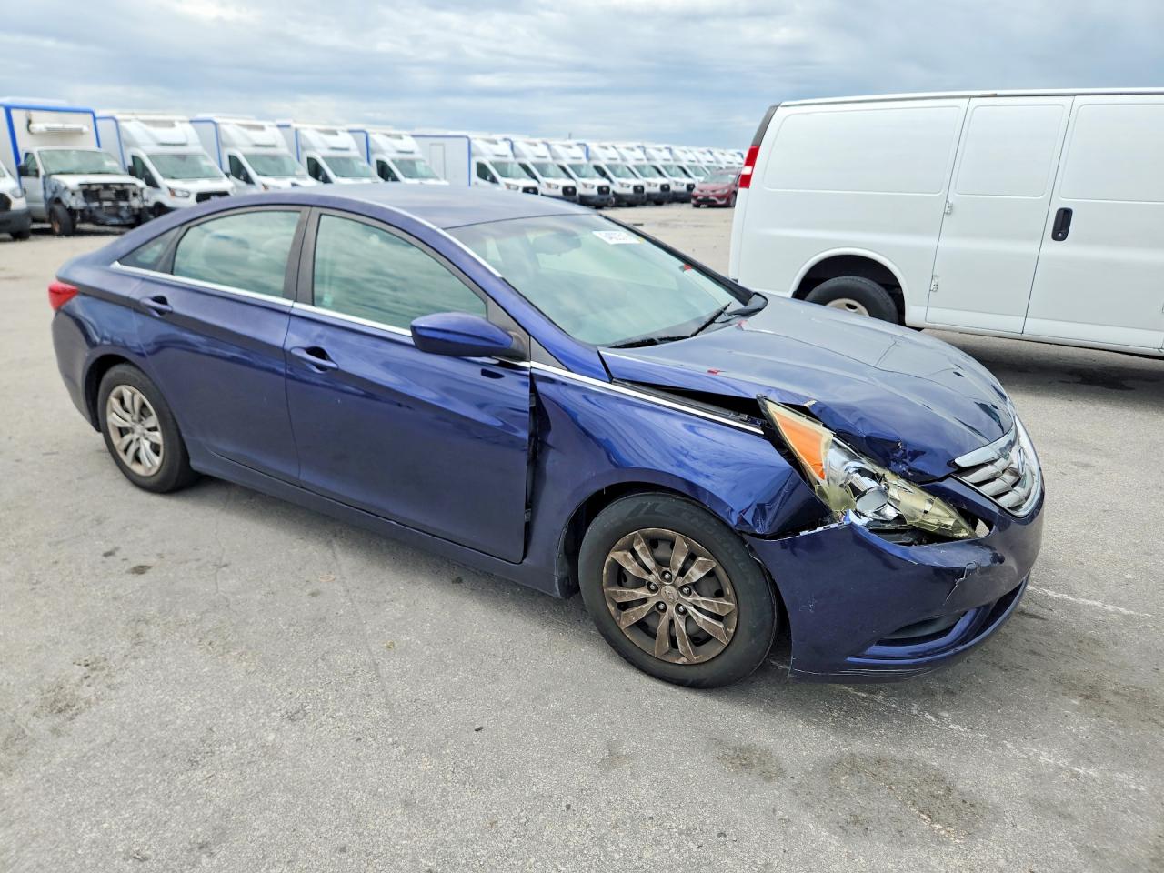 2012 Hyundai Sonata Gls Синий vin: 5NPEB4AC9CH318268