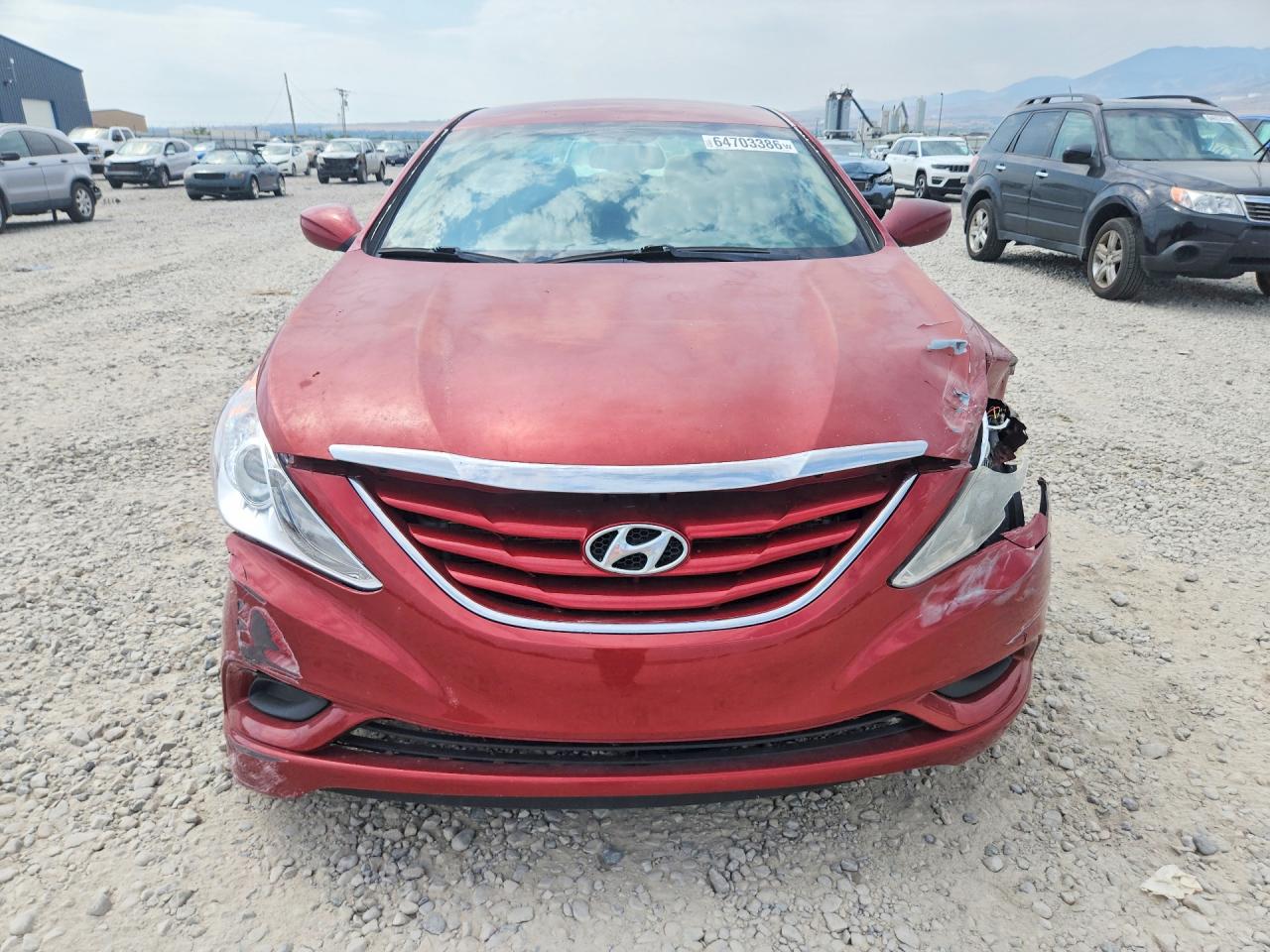2012 Hyundai Sonata Gls Red vin: 5NPEB4AC9CH321400