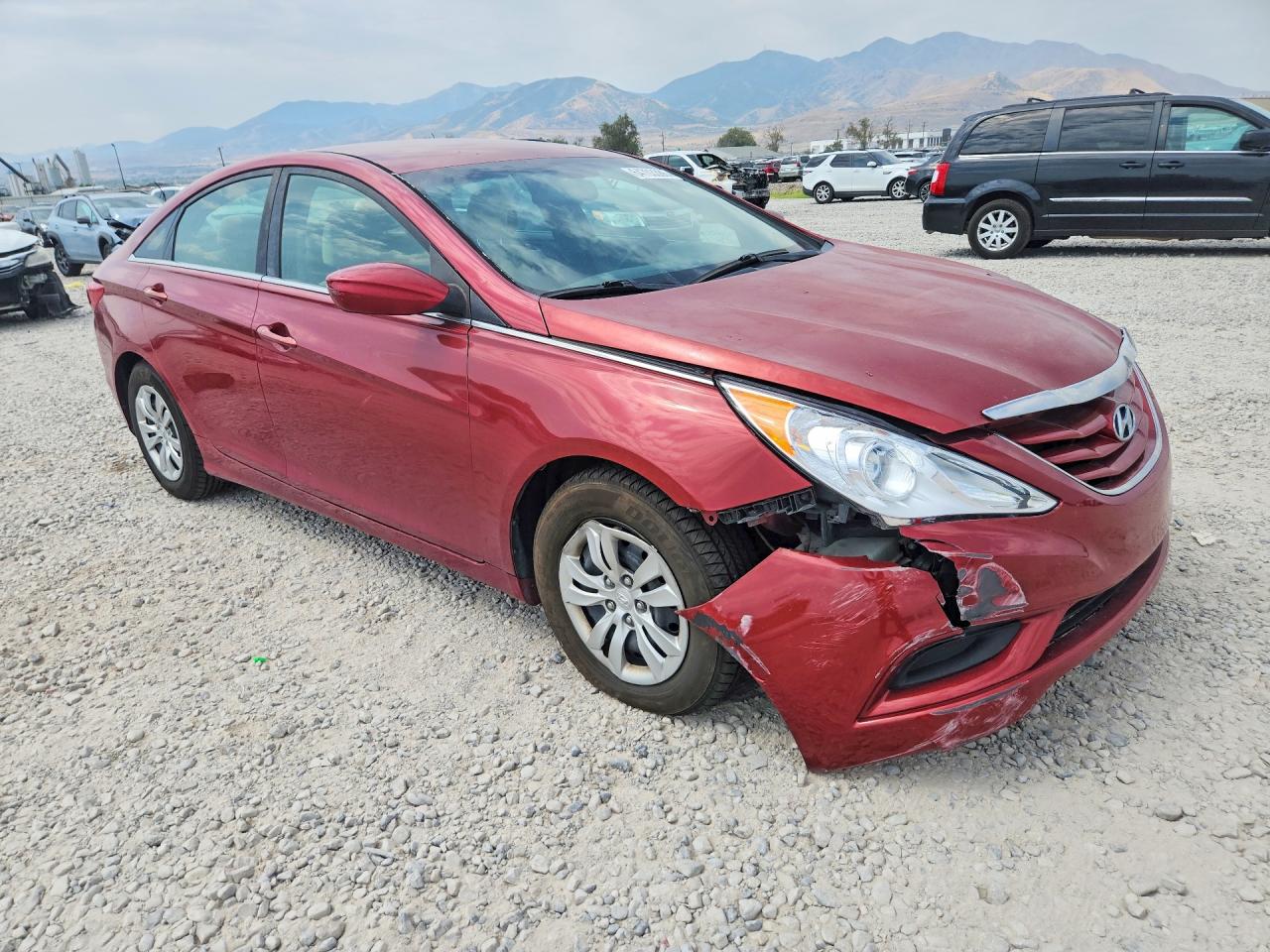 2012 Hyundai Sonata Gls Red vin: 5NPEB4AC9CH321400