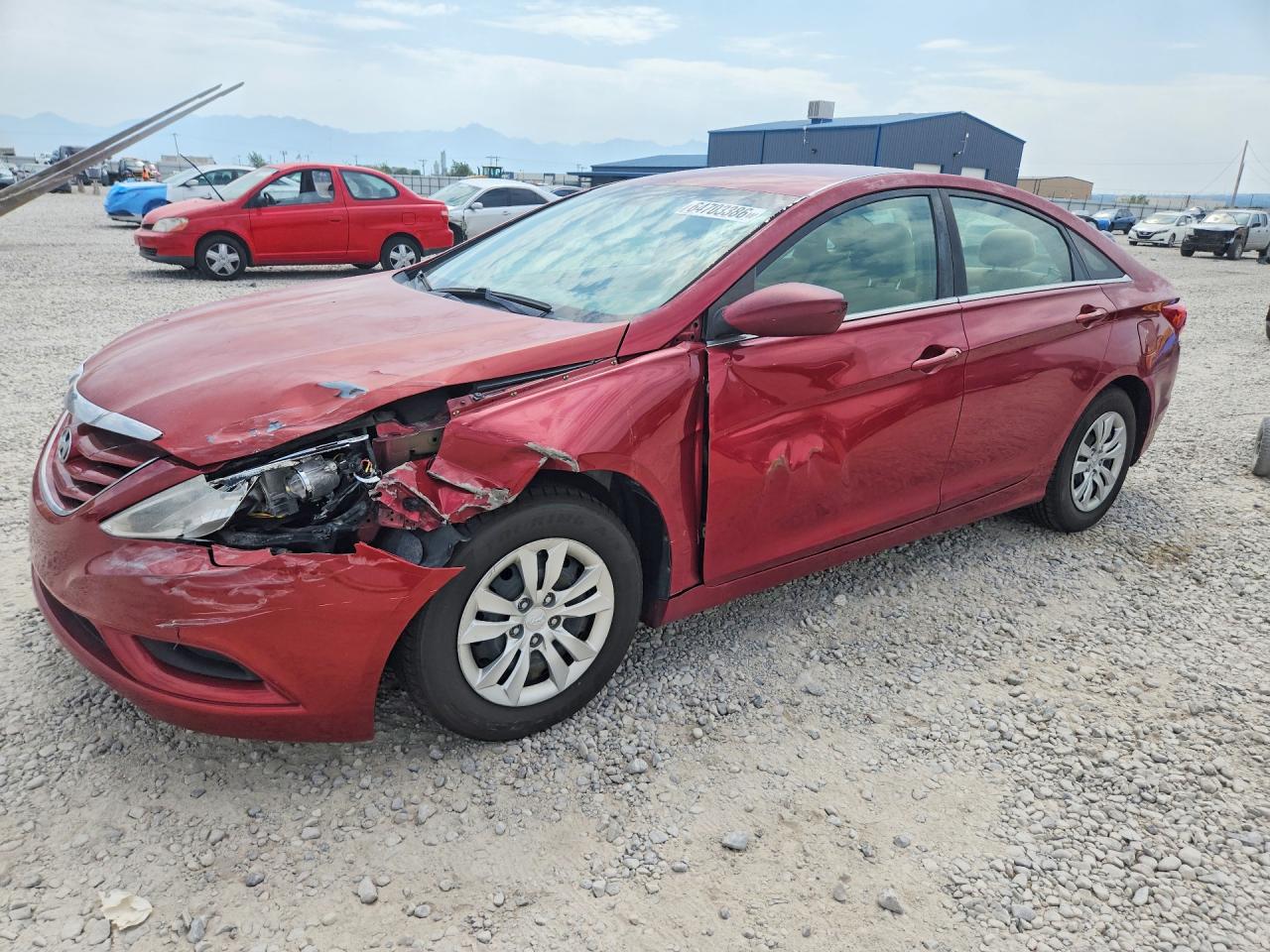 2012 Hyundai Sonata Gls Red vin: 5NPEB4AC9CH321400