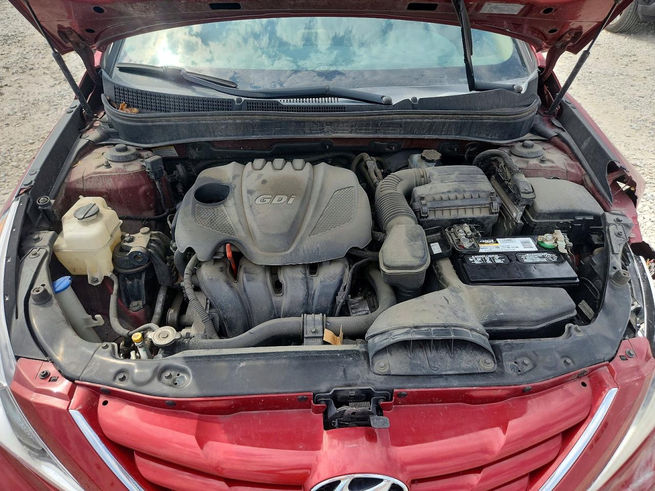 2012 Hyundai Sonata Gls Red vin: 5NPEB4AC9CH321400