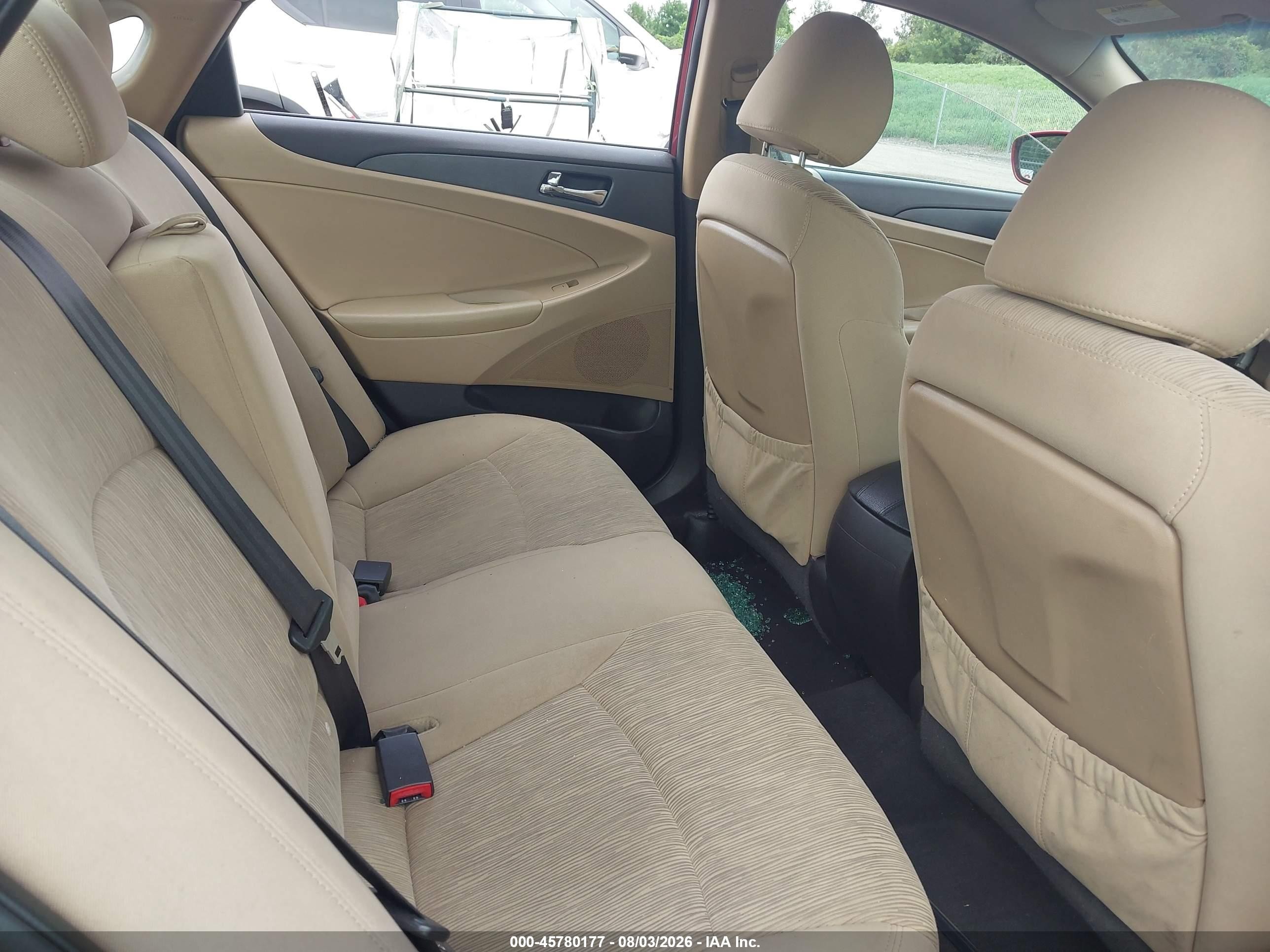 2012 Hyundai Sonata Gls Red vin: 5NPEB4AC9CH323549