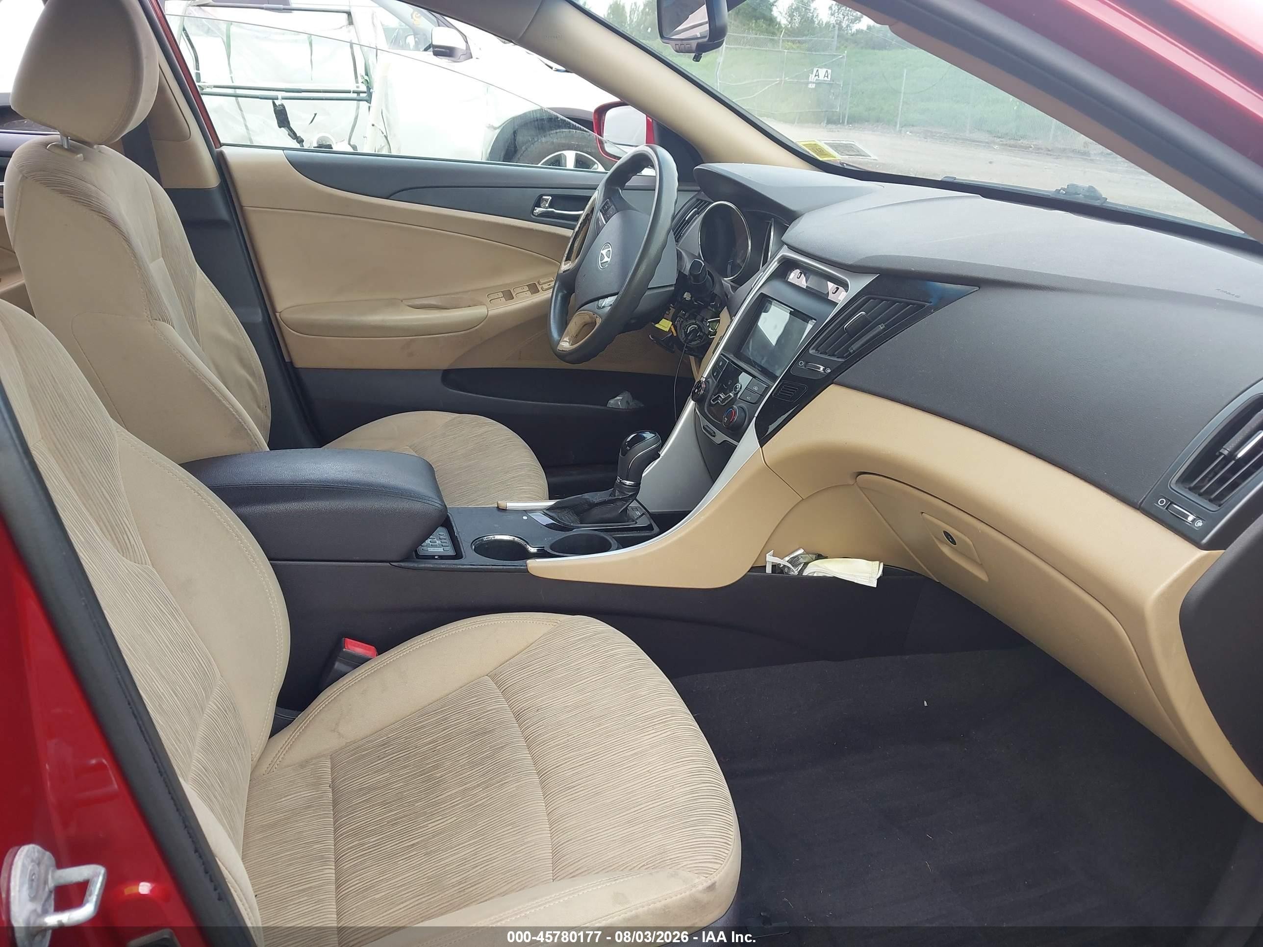 2012 Hyundai Sonata Gls Red vin: 5NPEB4AC9CH323549