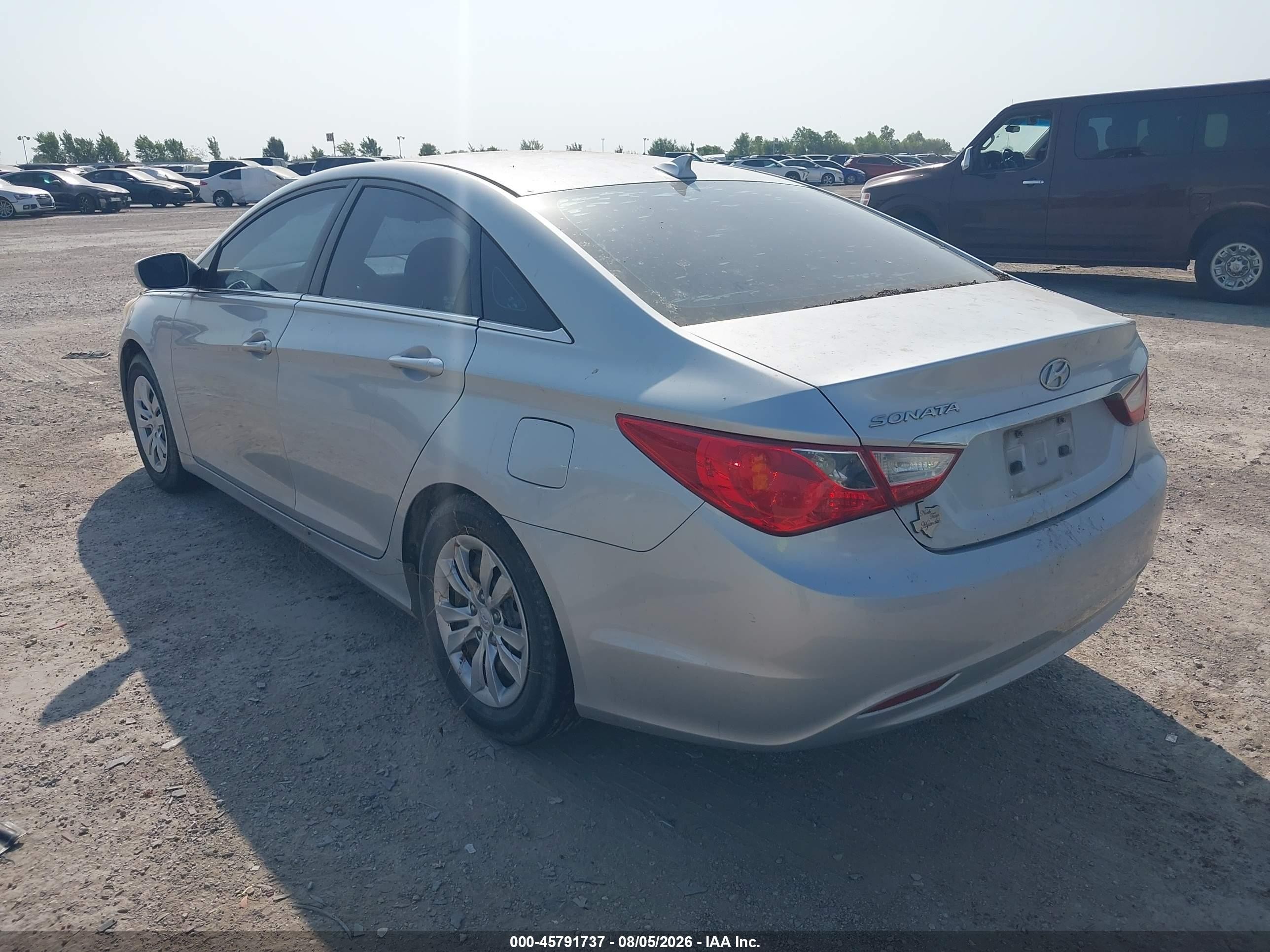 2012 Hyundai Sonata Gls Gray vin: 5NPEB4AC9CH351710