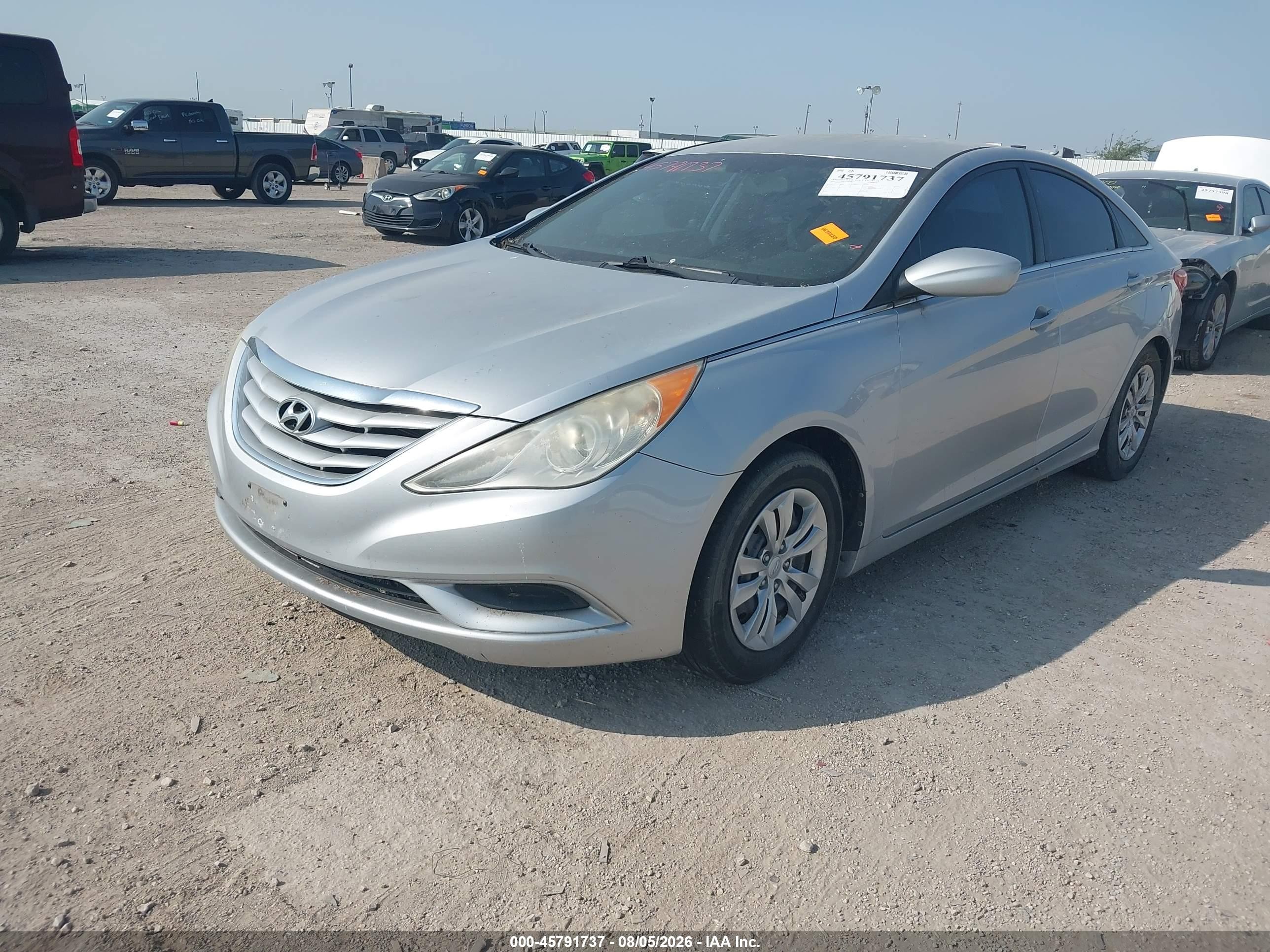 2012 Hyundai Sonata Gls Gray vin: 5NPEB4AC9CH351710