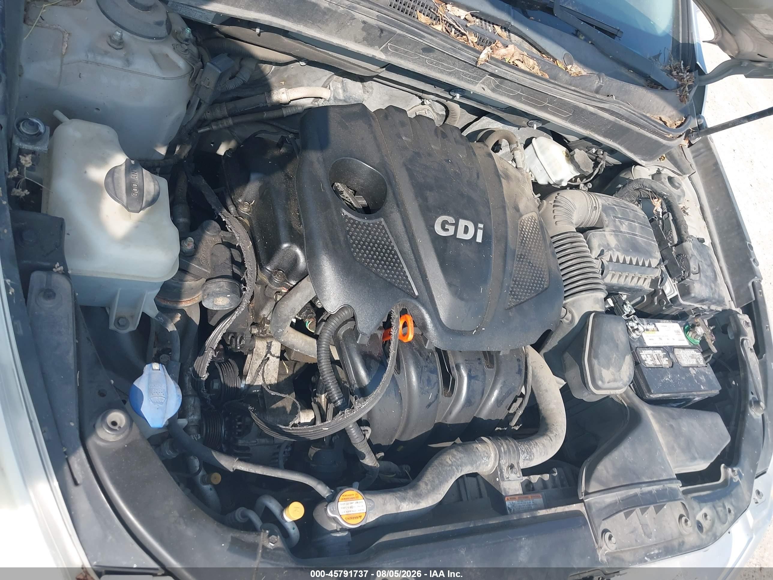 2012 Hyundai Sonata Gls Gray vin: 5NPEB4AC9CH351710