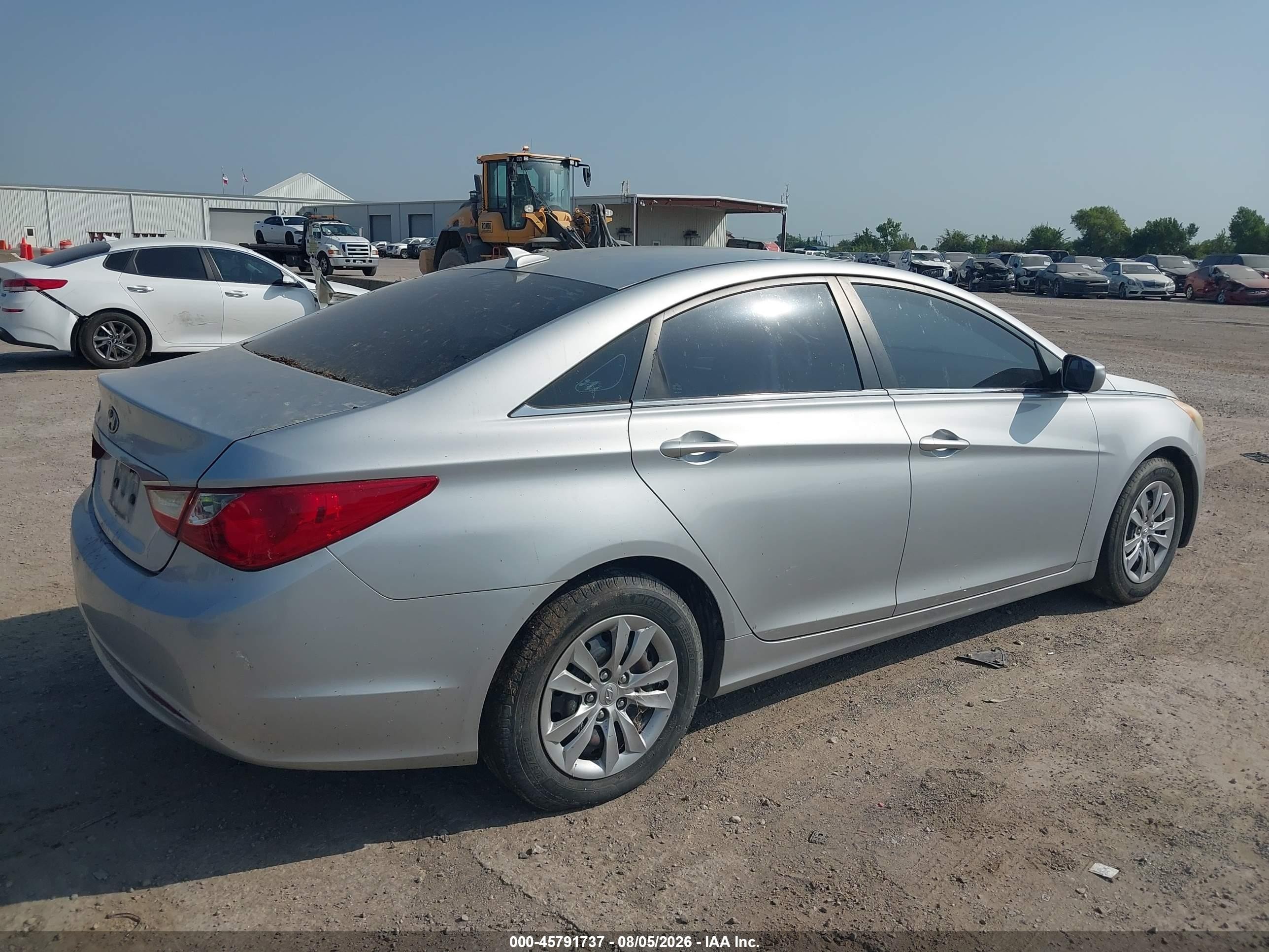 2012 Hyundai Sonata Gls Gray vin: 5NPEB4AC9CH351710
