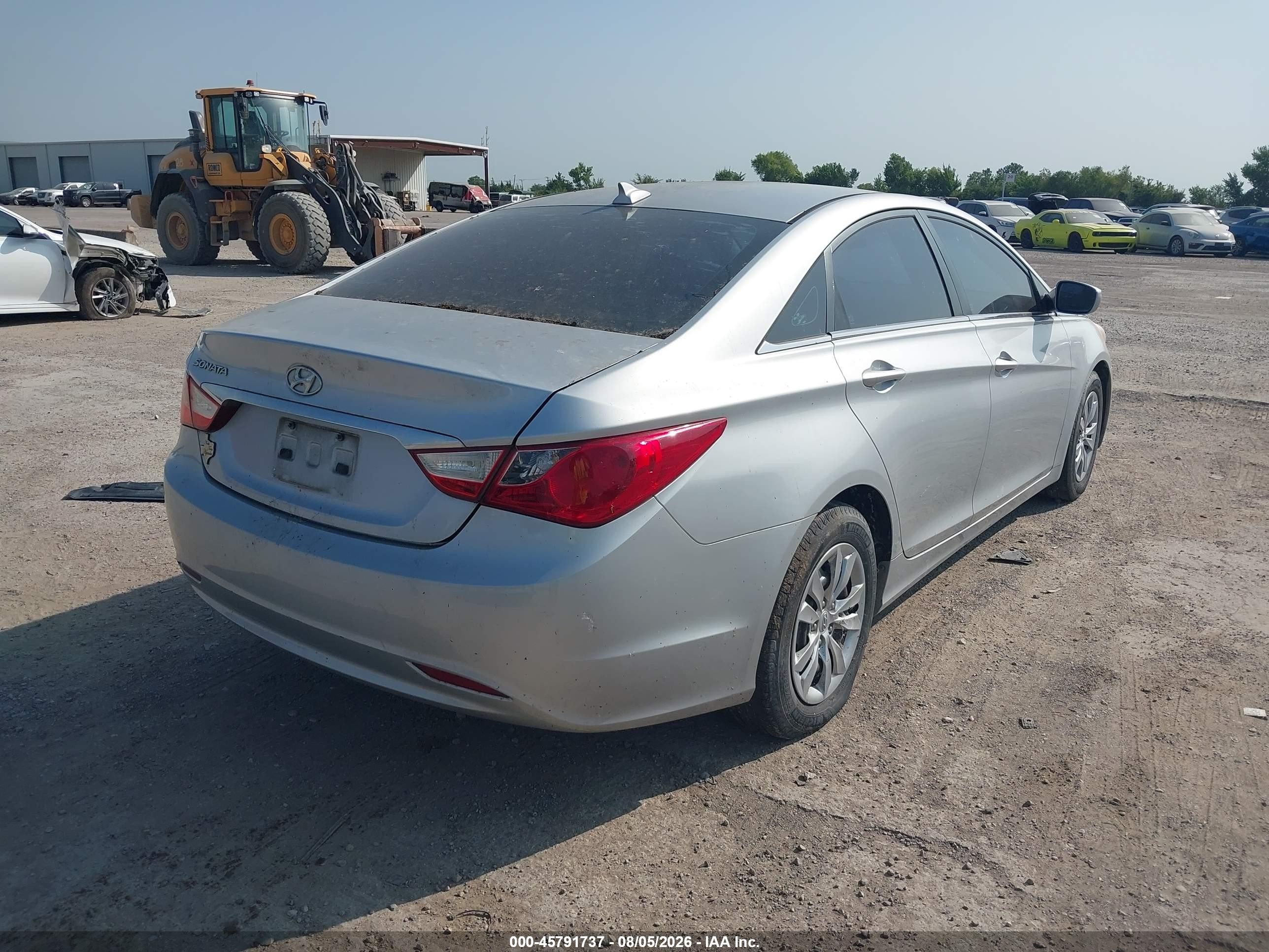 2012 Hyundai Sonata Gls Gray vin: 5NPEB4AC9CH351710