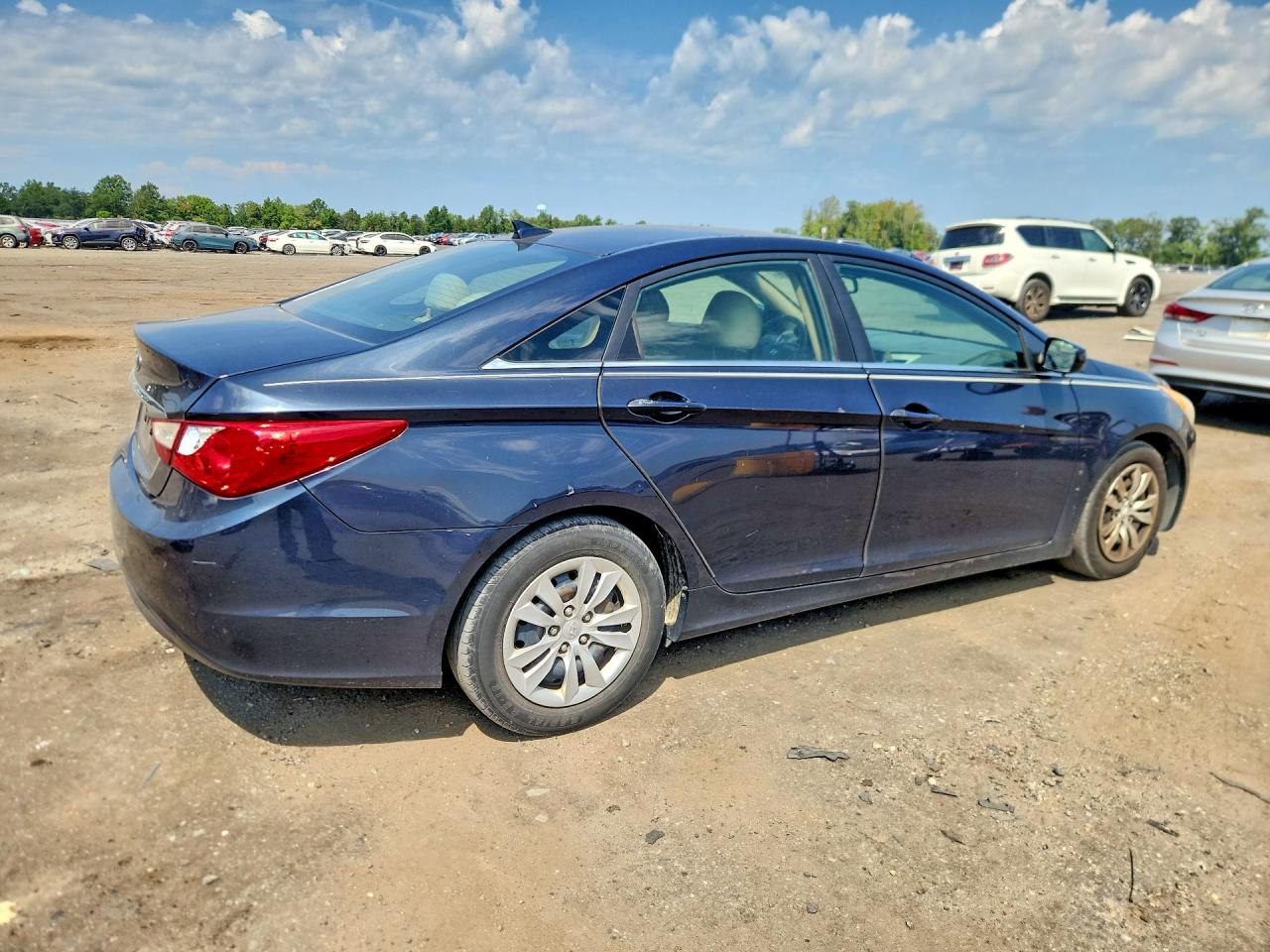 2012 Hyundai Sonata Gls Blue vin: 5NPEB4AC9CH362092